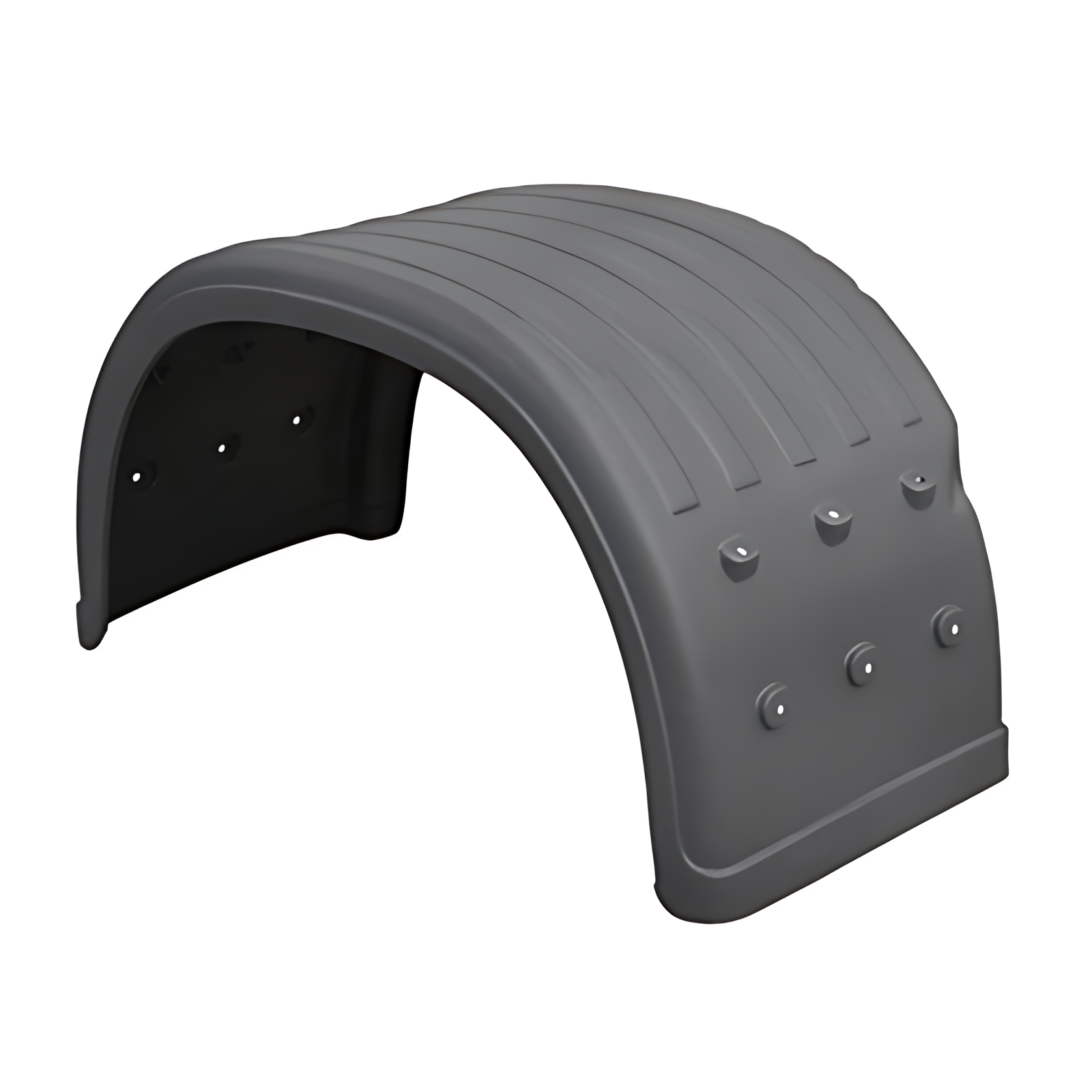 PARALAMA TRASEIRO TRACAO ESPESSURA 6MM ( INTEIRO NA COR GRAFITE ) - 1435075