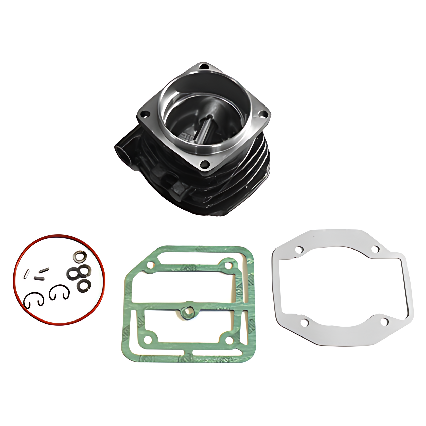 KIT CAMISA PISTAO E ANEL JUNTAS COMPRESSOR LK38  STD - 2RG198301D