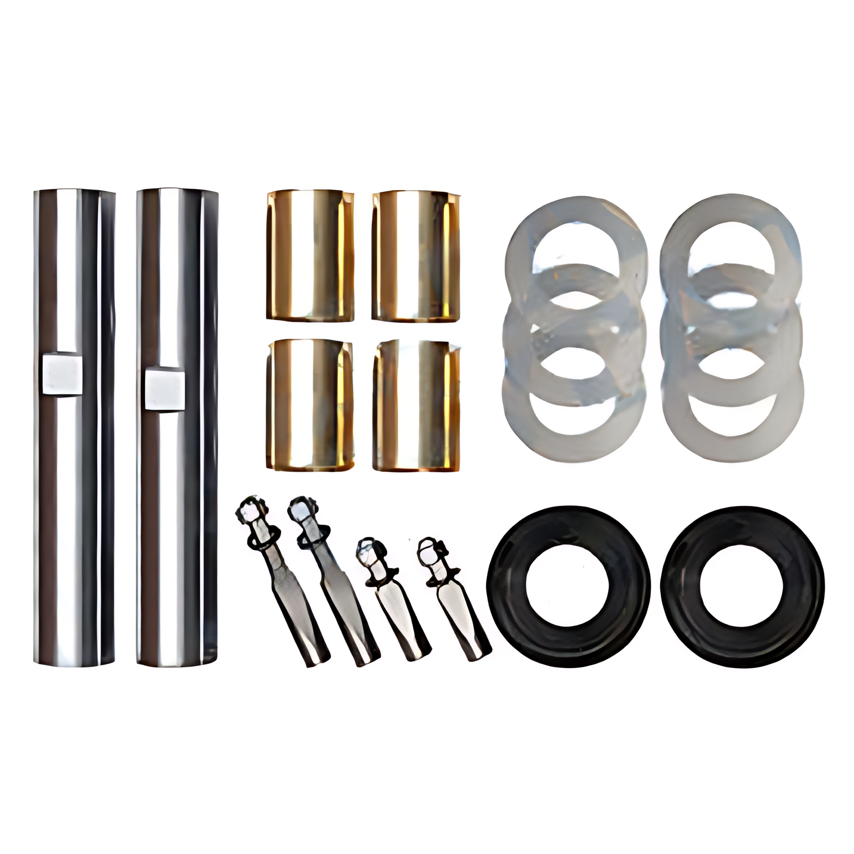 EMBUCHAMENTO MANGA EIXO 45.65MM PRIMIRA MEDIDA  ( COMPLETO PINO CURTO 256MM ROLAMENTO BUCHAS LONGA 65MM  ) - 2RP498629XI