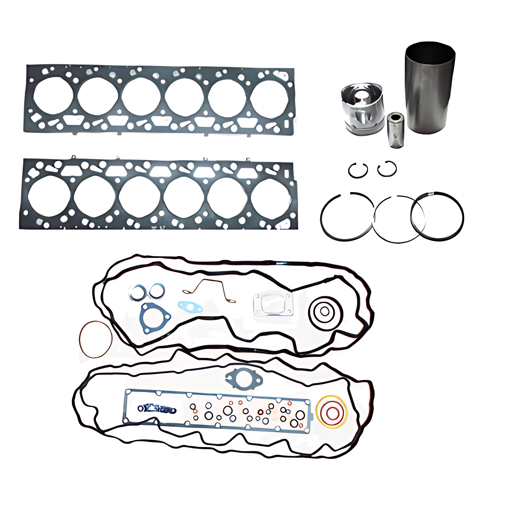 KIT MAXI FORCA MOTOR CUMMINS ISB 5.9 6CIL EURO III  /  ISB 6.7 6CIL EURO V - 2T0198040G
