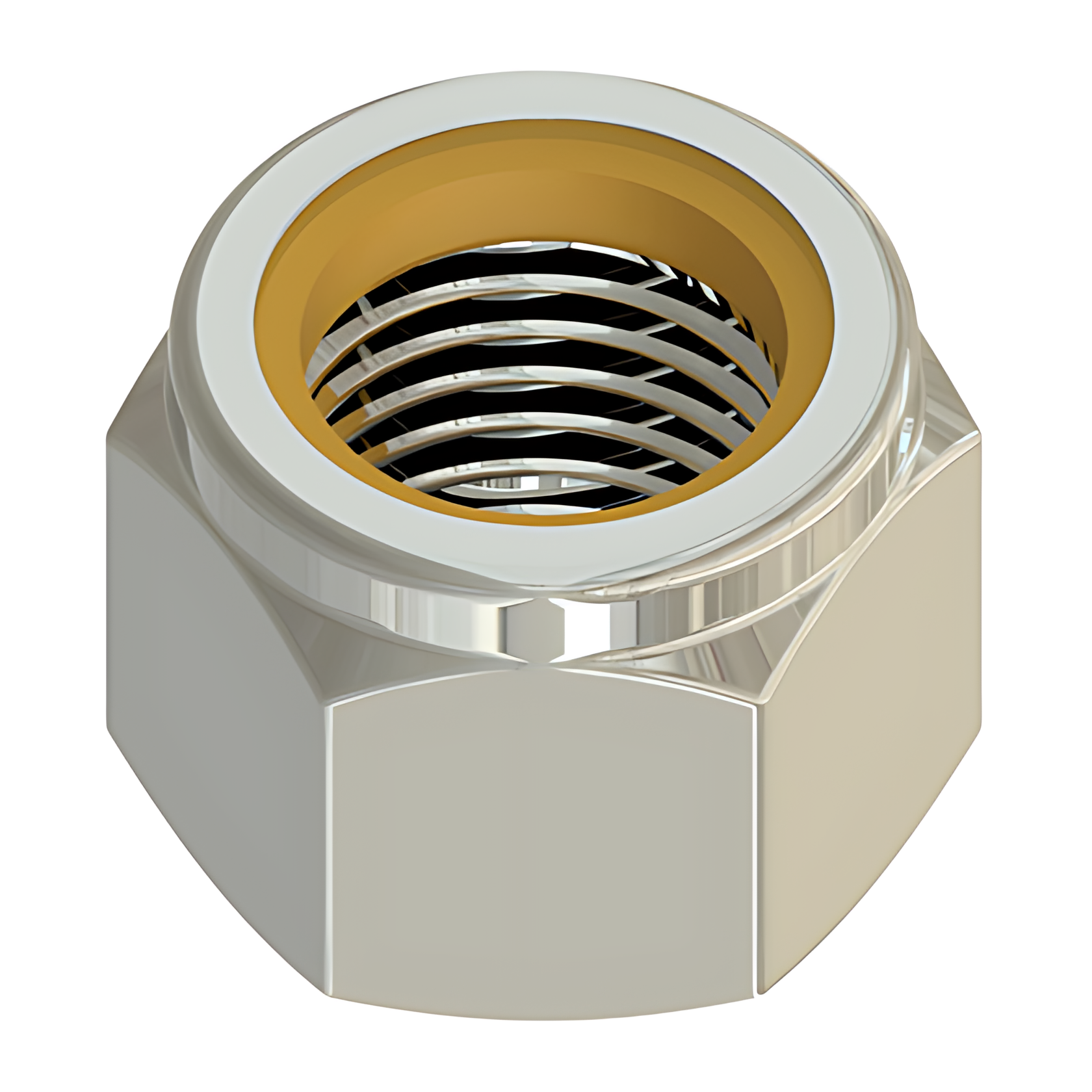 PORCA SEXTAVADA AUTOTRAVANTE NYLON 20MM ALTA - 43645