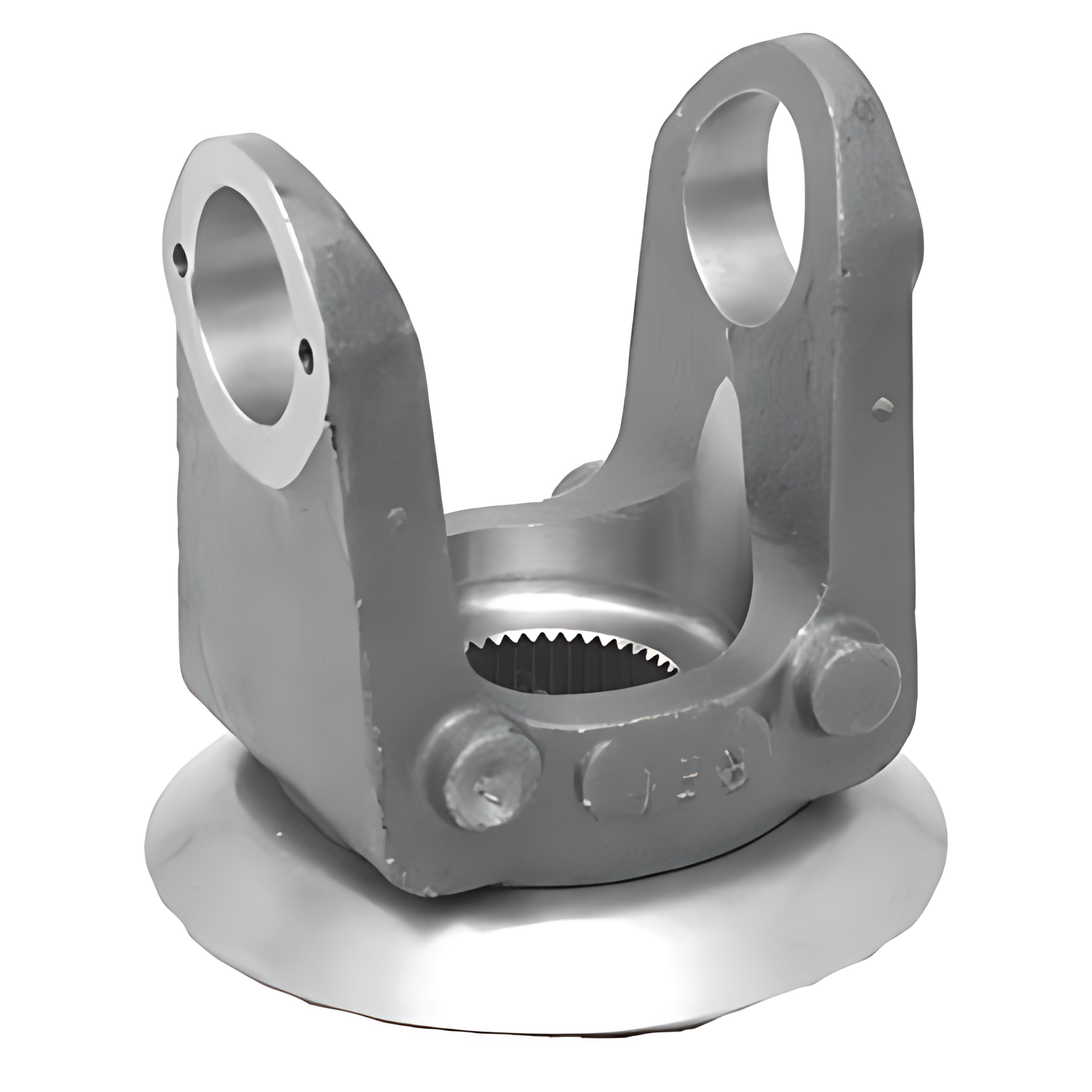 FLANGE ( ACO ) PINHAO DIFERENCIAL MR168 RR165  46 ESTRIAS ( COM DEFLETOR ) - S636