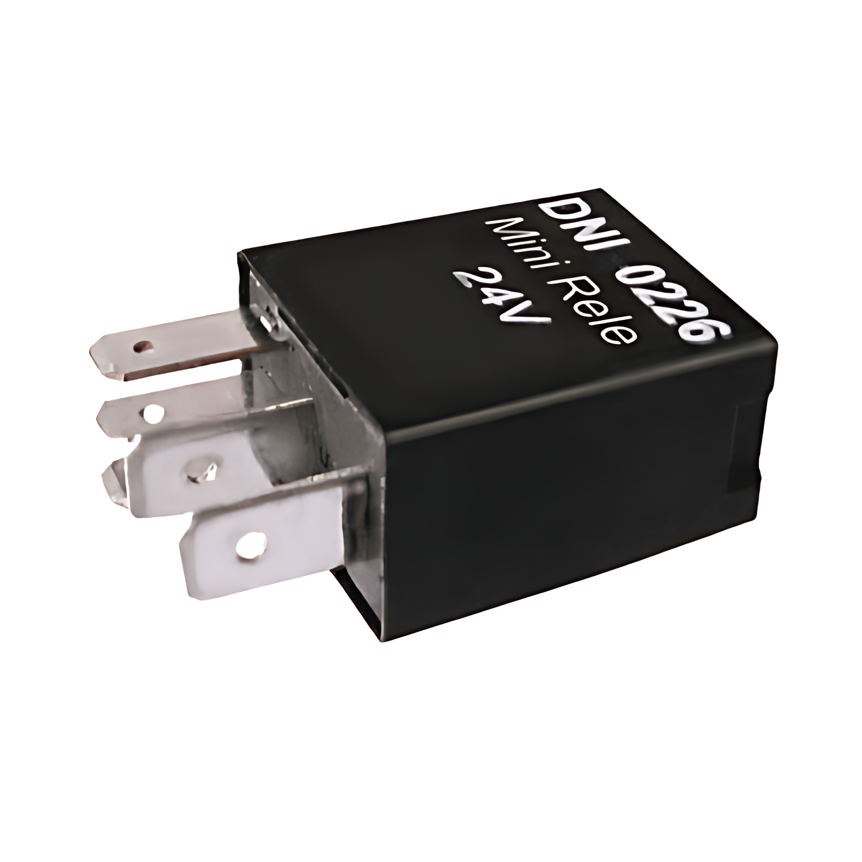 RELE AUXILIAR MINI 24V 5 TERMINAIS PRETO  30/20A - 3845427119