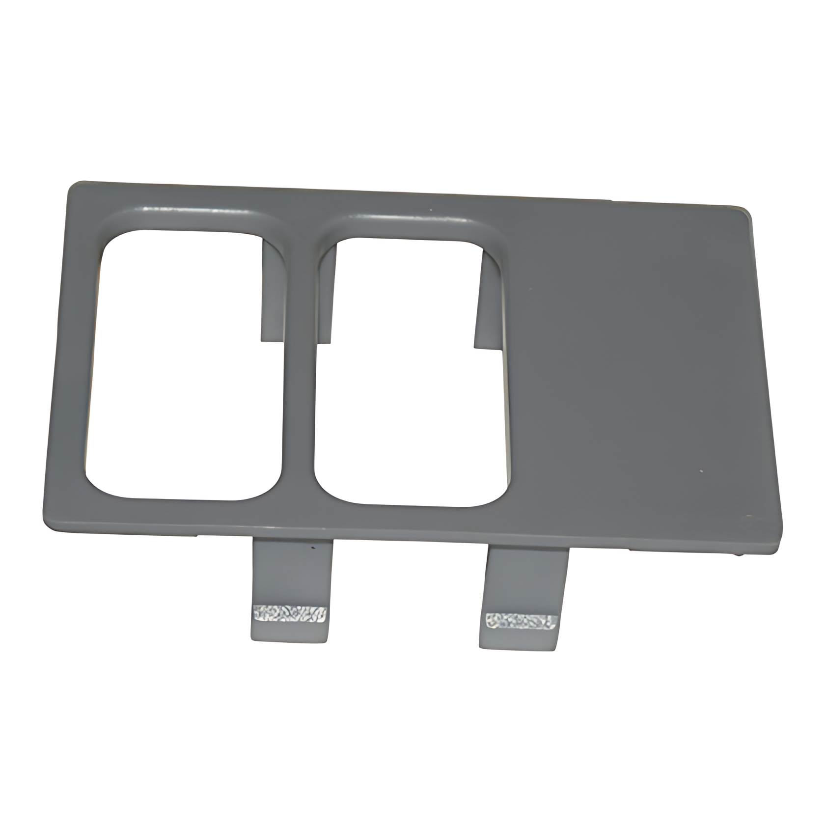 TAMPA PAINEL CINZA COM 2 FUROS HPN - 6886897339C