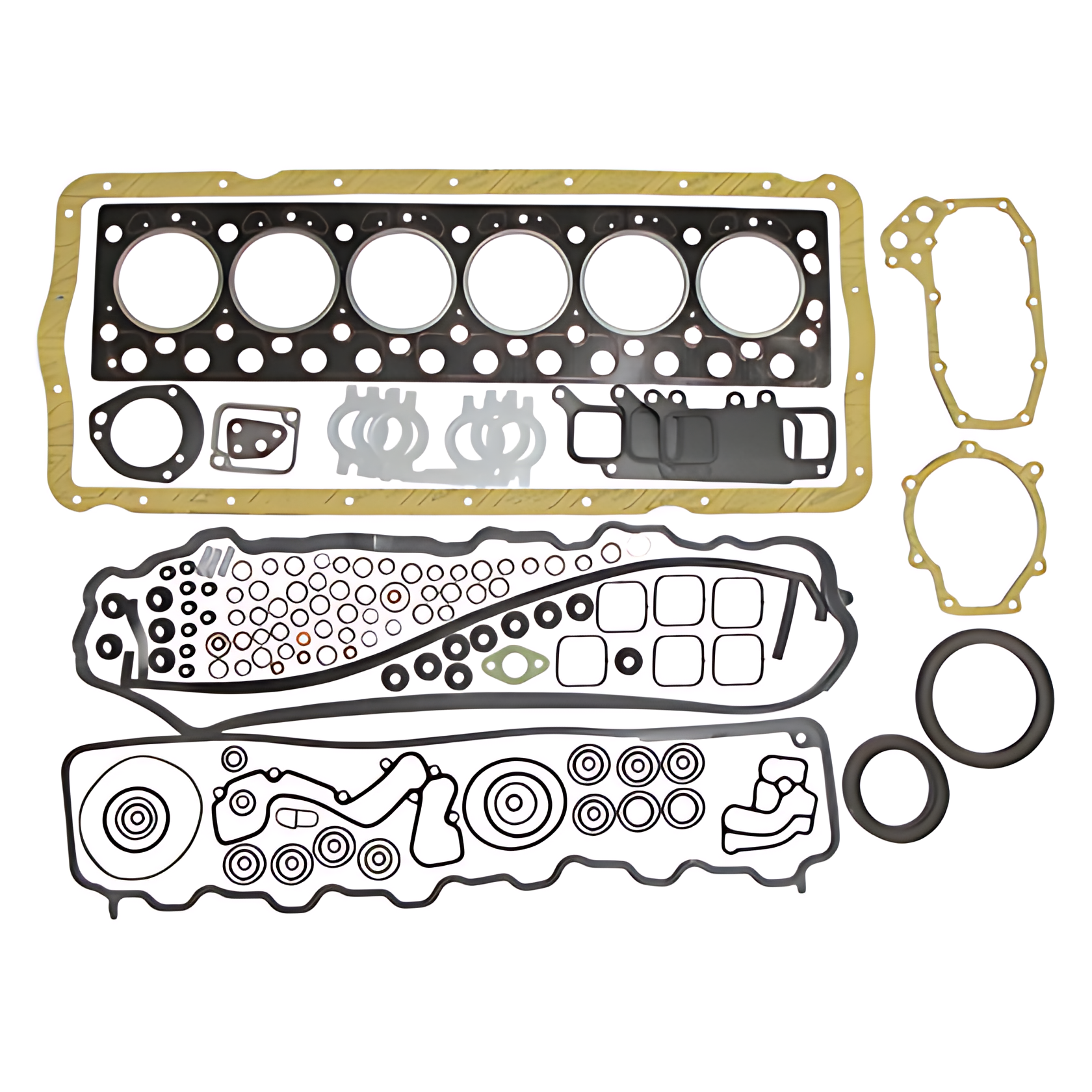 JOGO JUNTA MOTOR OM906 COMPLETO ( FIBRA REFORCADA ) - 47906ECO