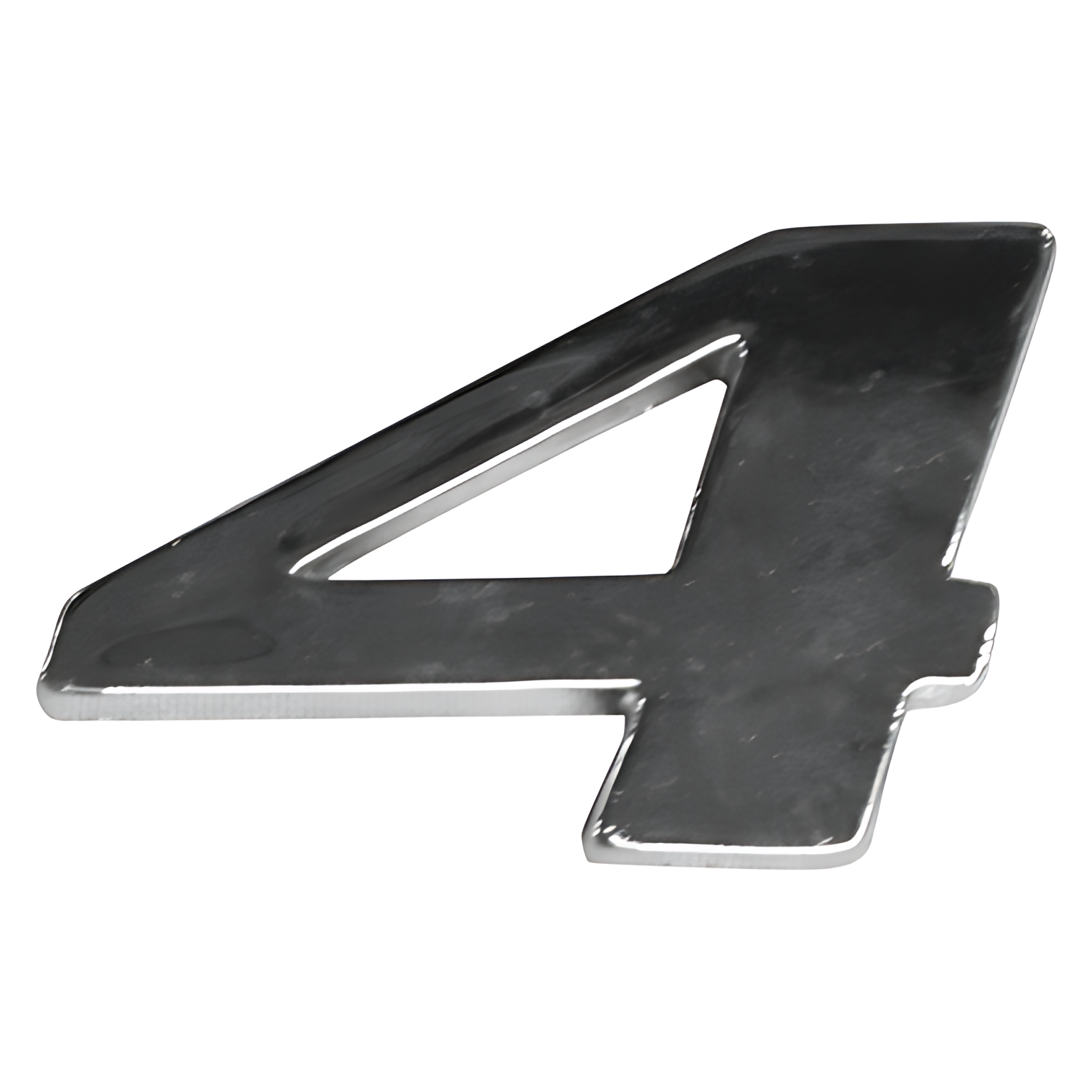 EMBLEMA LATERAL ( NUMERO 4 )  CROMADO - 9438171514