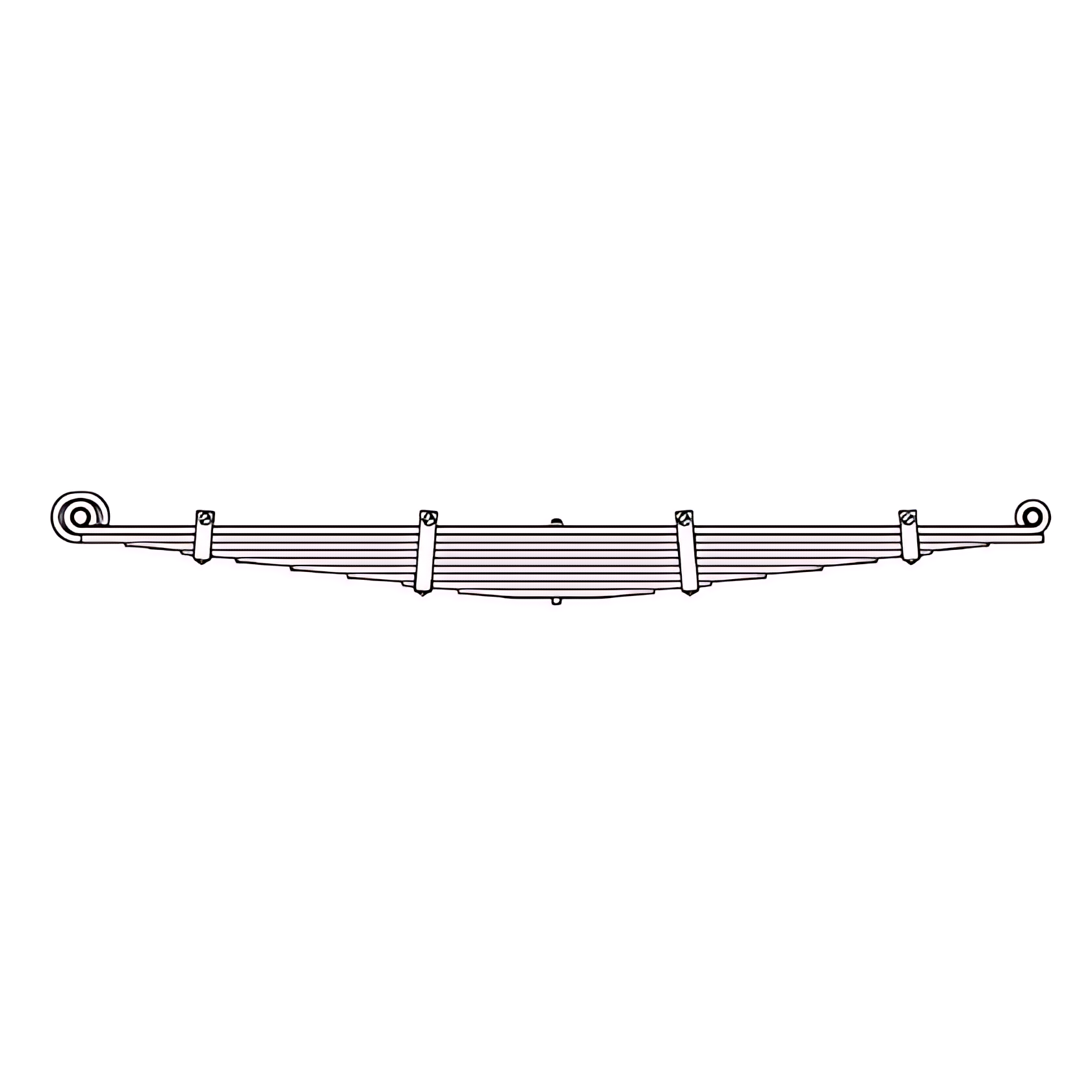 FEIXE MOLA TRASEIRA 9 LAMINAS - JSV0291FX