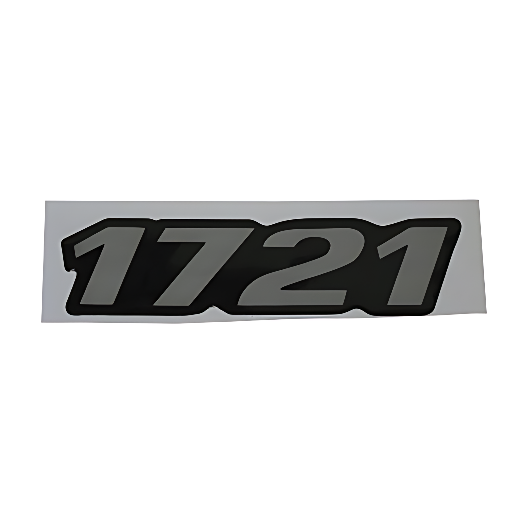 EMBLEMA LATERAL LISO RESINADO 1721 - MB1721
