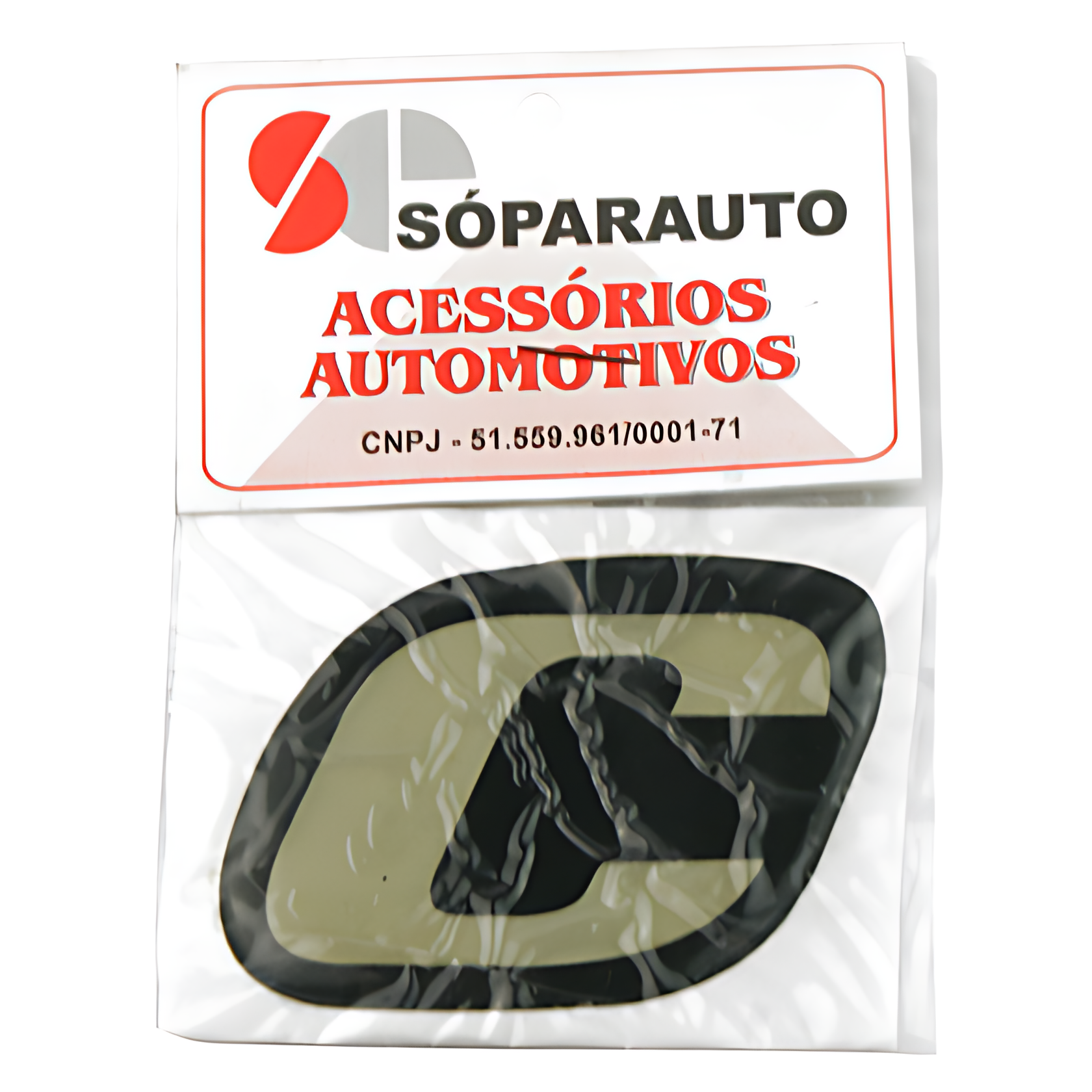 EMBLEMA RESINADO LETRA C (UNITARIO) - MB697