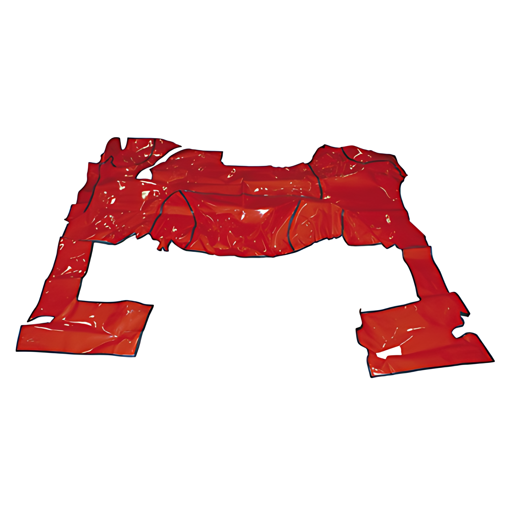 TAPETE VINIL VERMELHO COM CAPUS - UPS341V