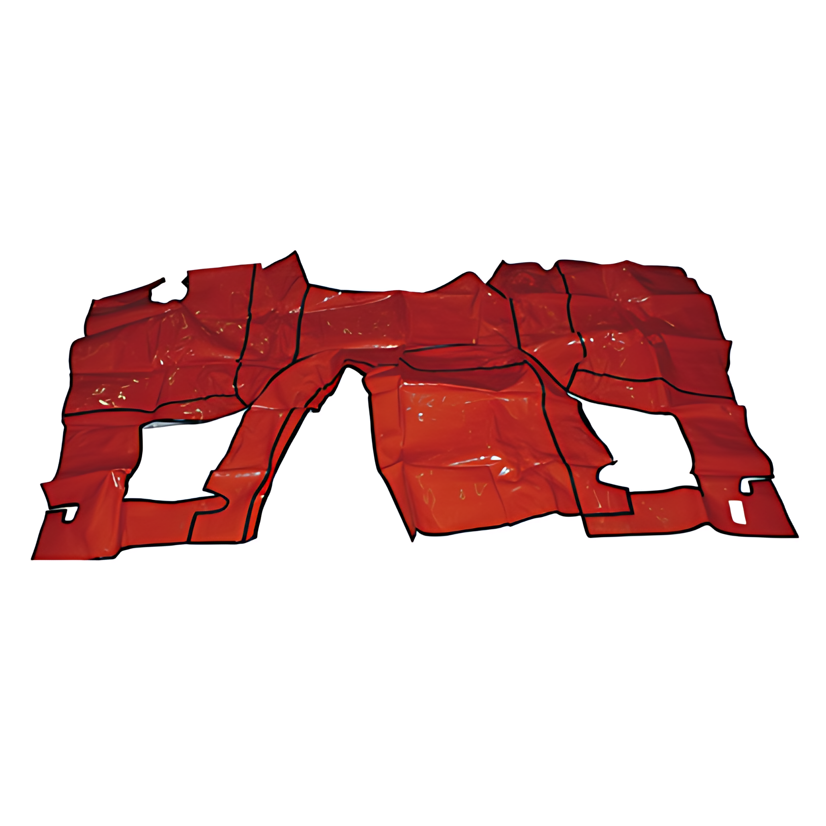 TAPETE VINIL VERMELHO COM CAPUS - ML0278P