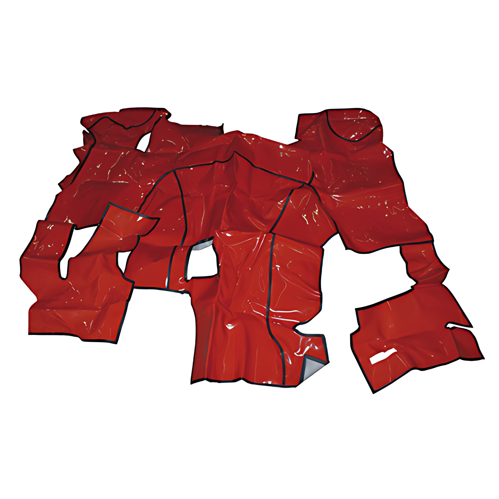 TAPETE VINIL VERMELHO COM CAPUS - UPS344V