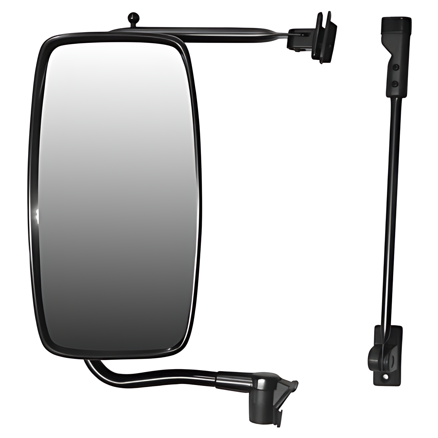 CONJUNTO ESPELHO RETROVISOR LD INTEIRICO MANUAL CONVEXO - 2R0857514