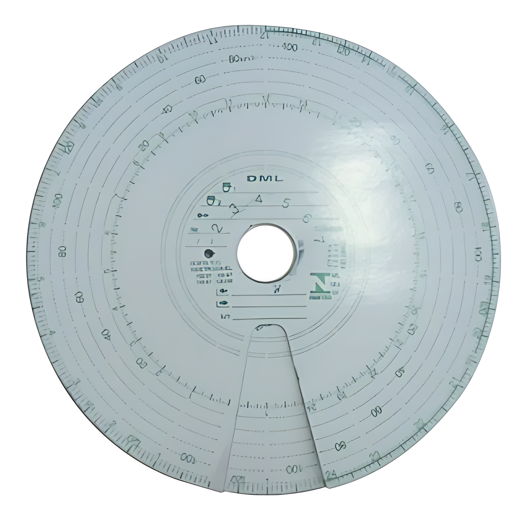 DISCO TACOGRAFO SEMANAL 125 KM 7 DIAS - DML001