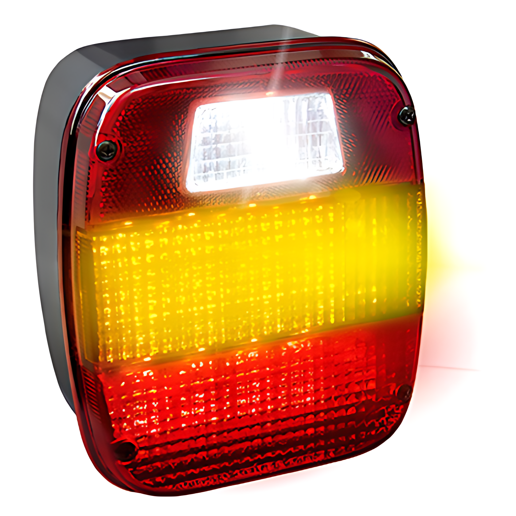 LANTERNA TRASEIRA 24 LEDS BIVOLT LE COM VIGIA TRICOLOR - T12945095