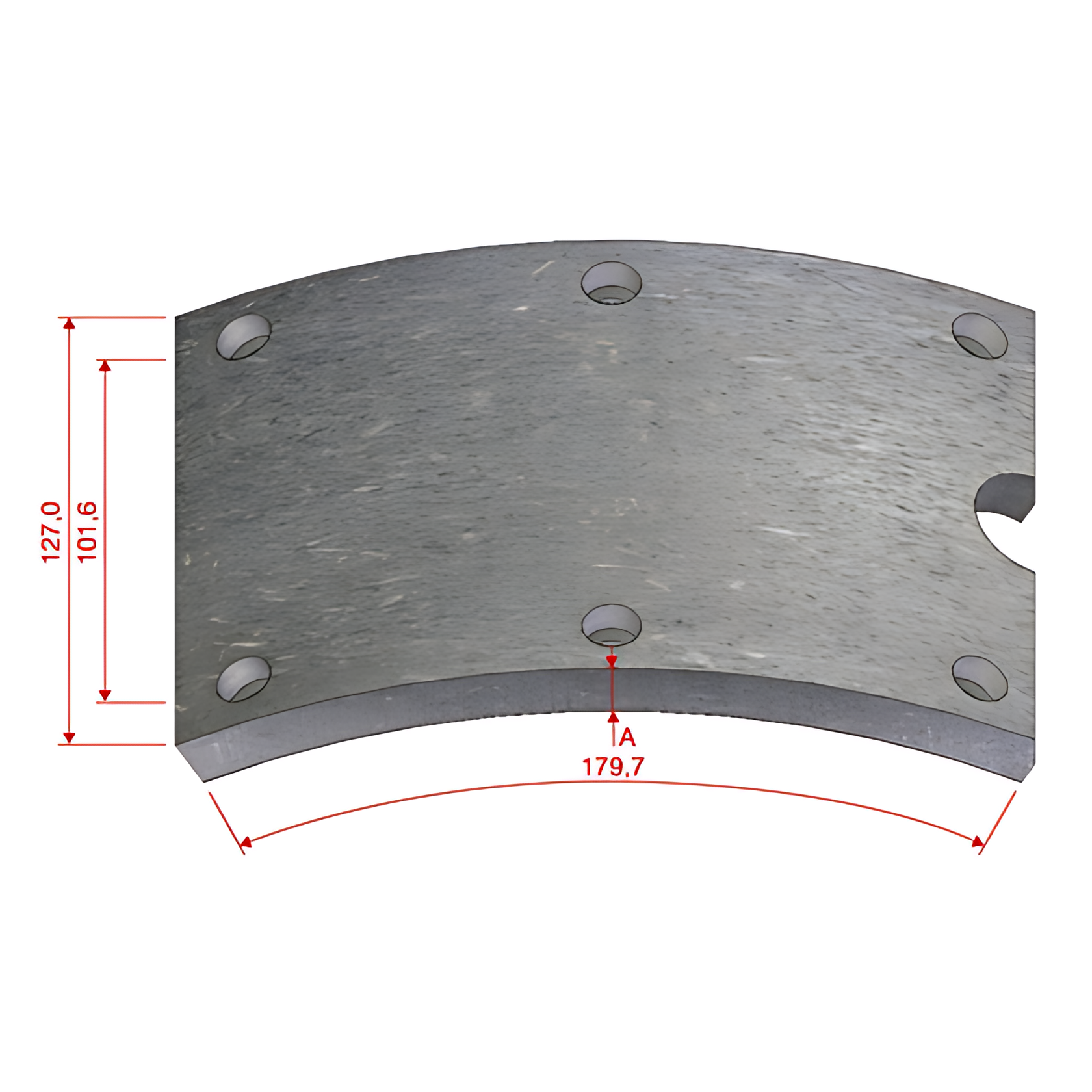 LONA FREIO DIANTEIRO TRASEIRO DFW980DNA78 STD - T13698161A