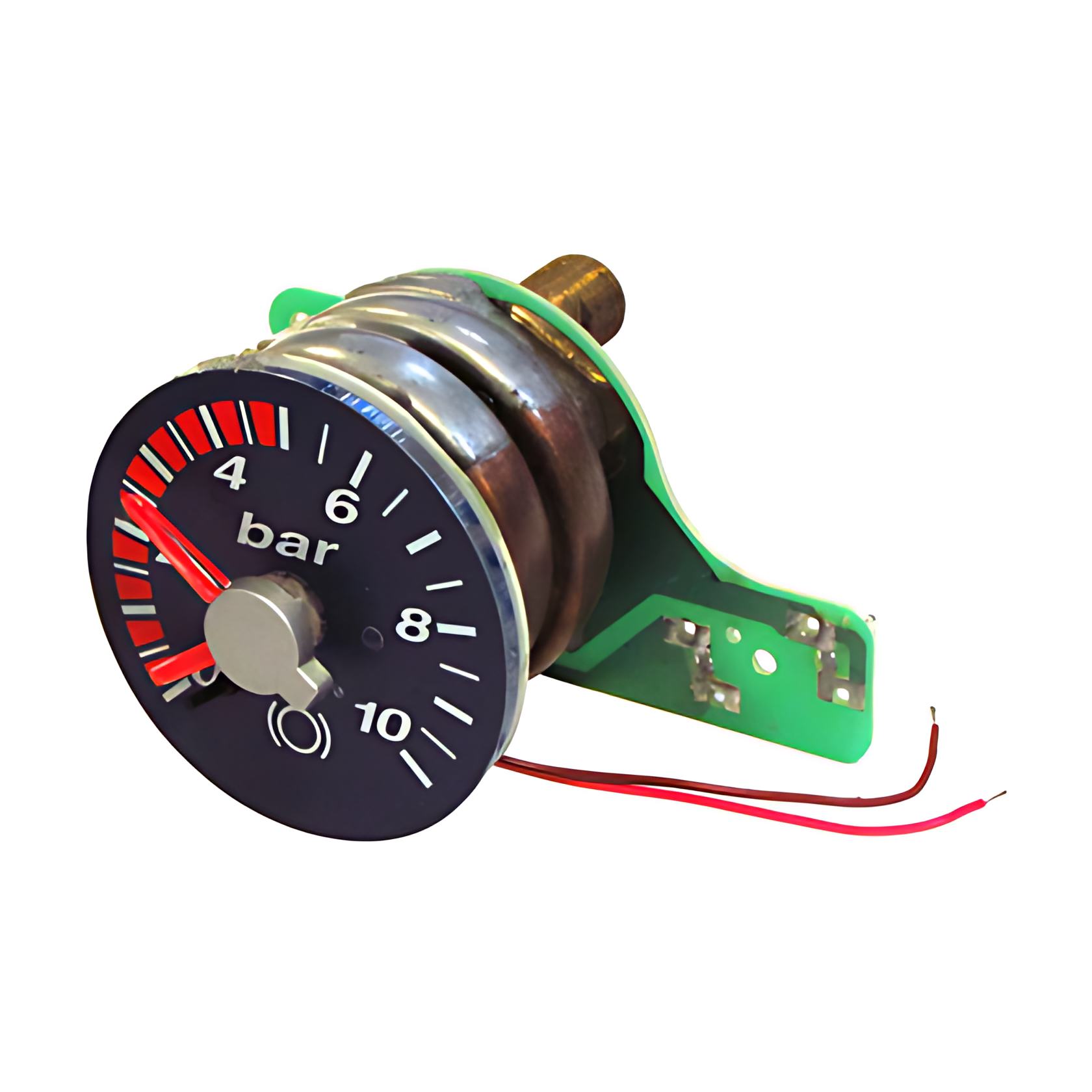 MONOMETRO AR DUPLO MANUAL 10 BAR  M04 AZUL ( COM CHICOTE PARA ILUMINACAO ) - 151009046R