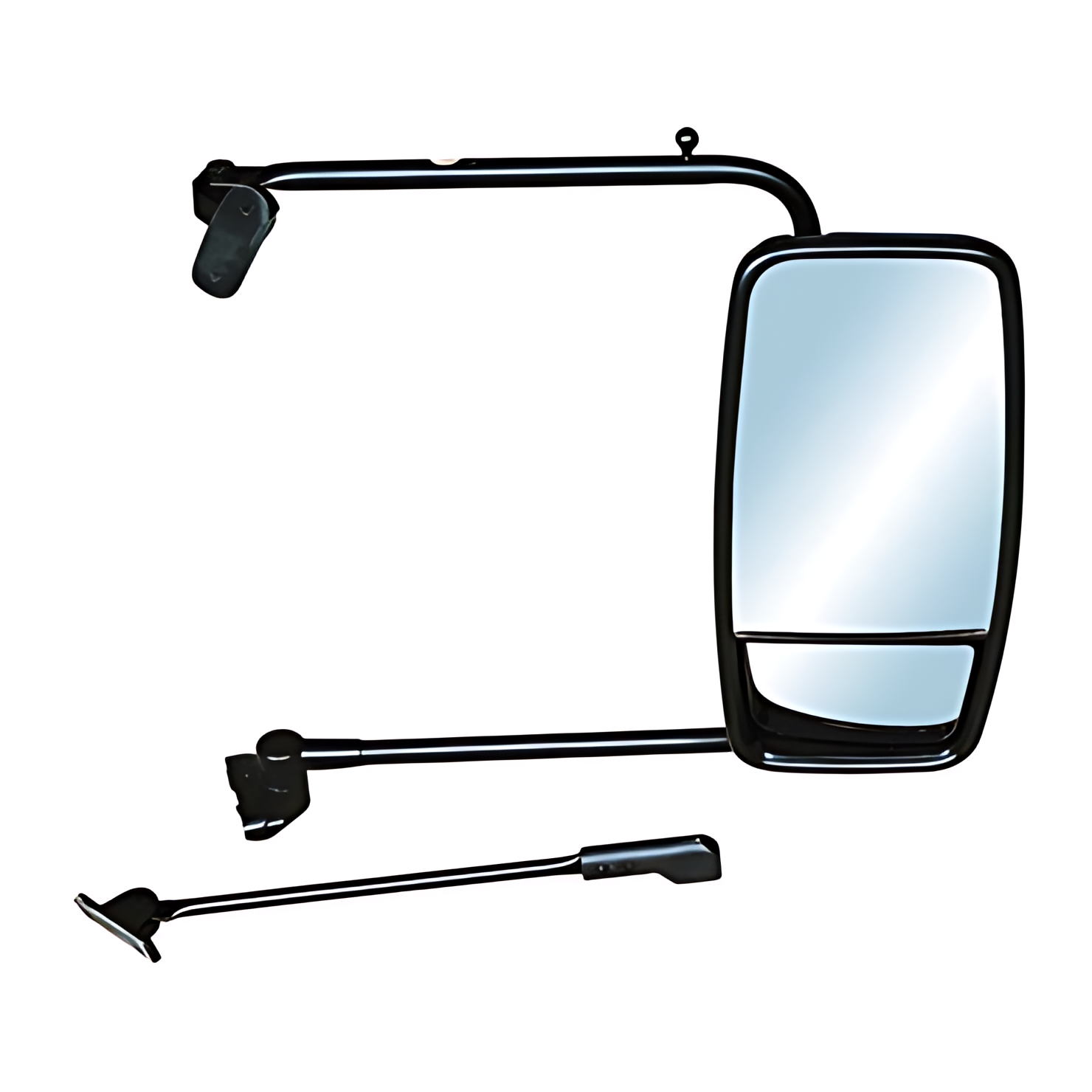 CONJUNTO ESPELHO RETROVISOR LD BIPARTIDO MANUAL PLANO CONVEXO DESEMBACADOR - 20E1800