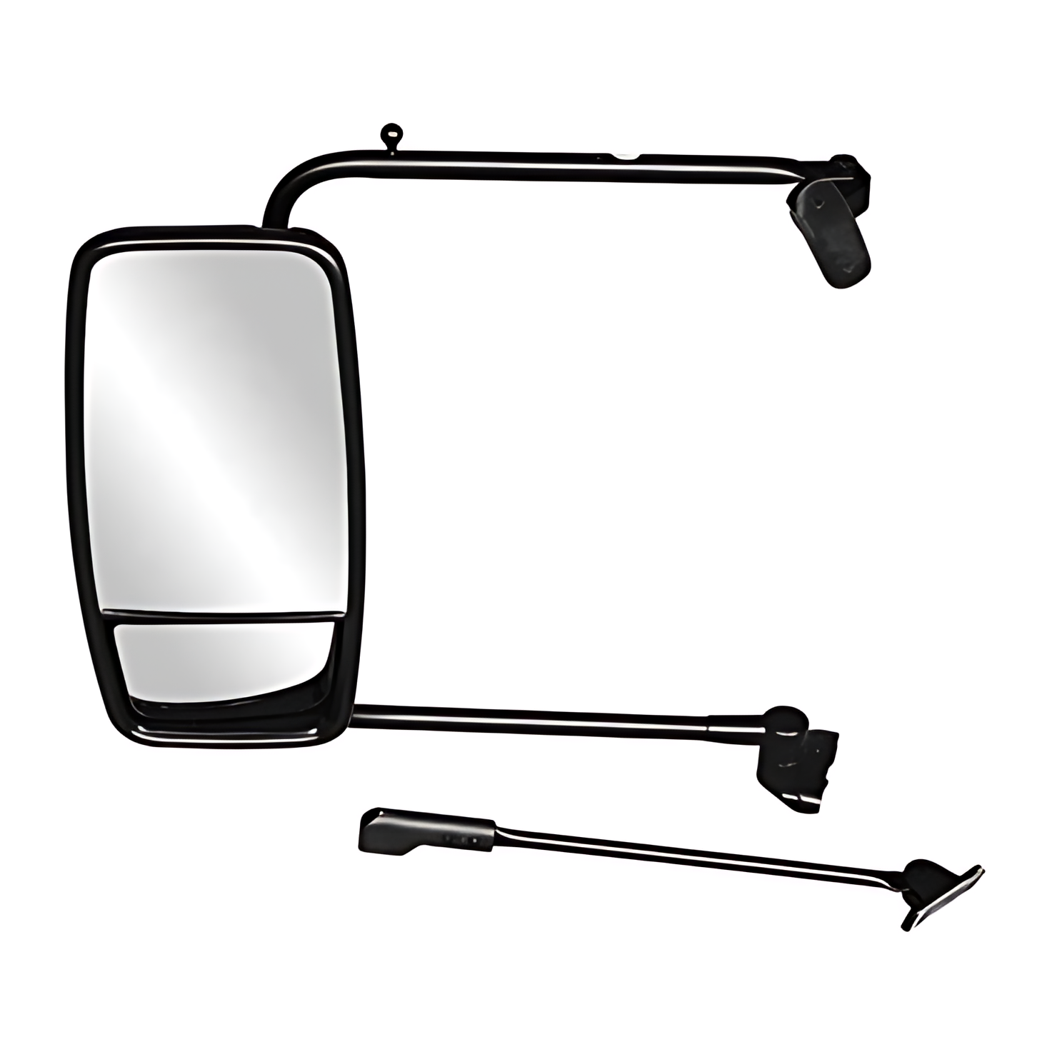 CONJUNTO ESPELHO RETROVISOR LE BIPARTIDO MANUAL PLANO CONVEXO DESEMBACADOR - 8126373