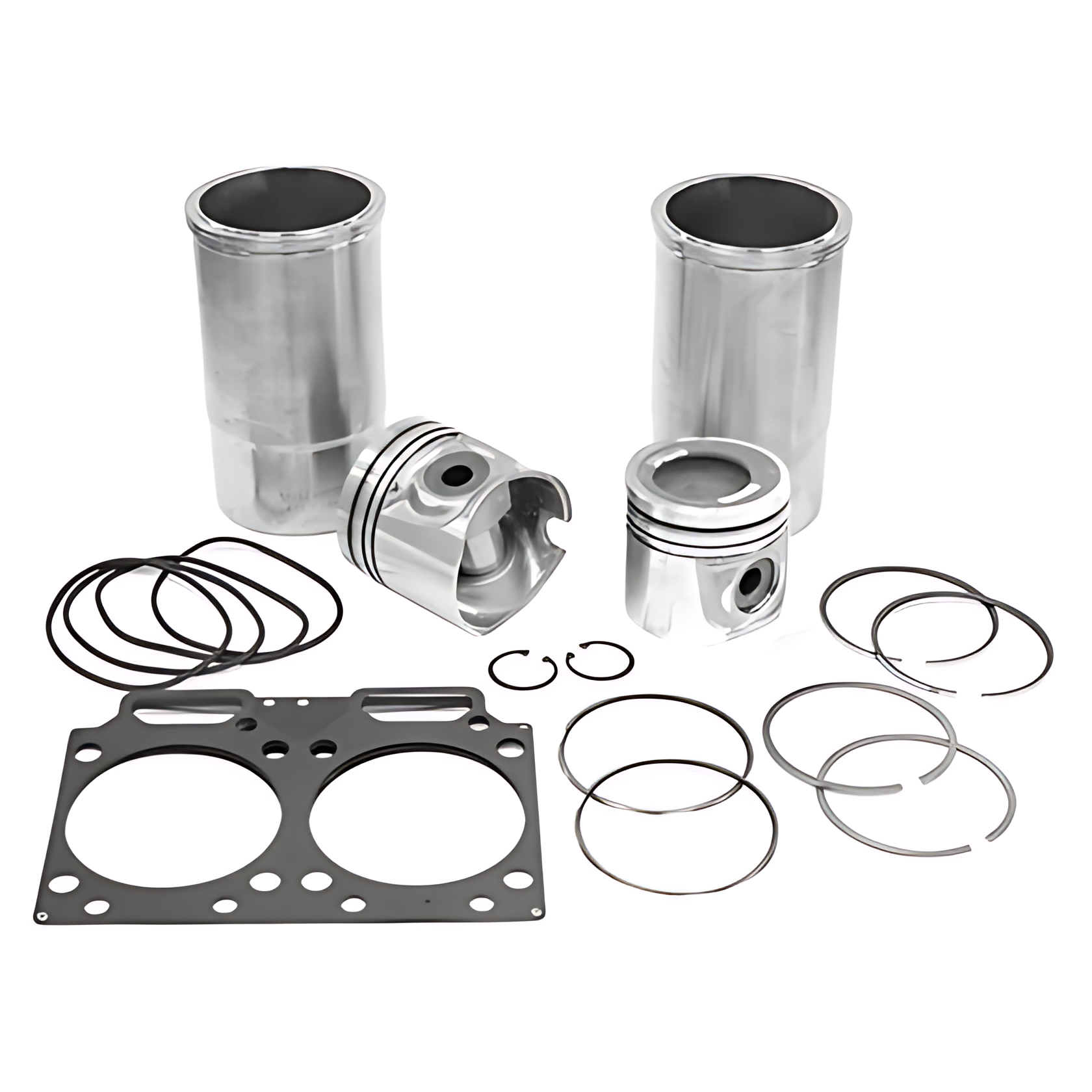 KIT PISTAO MOTOR MWM X12 EURO 3 COM PISTAO ANODIZADO       (PARA 2 CILINDROS) - 2R0198075AT