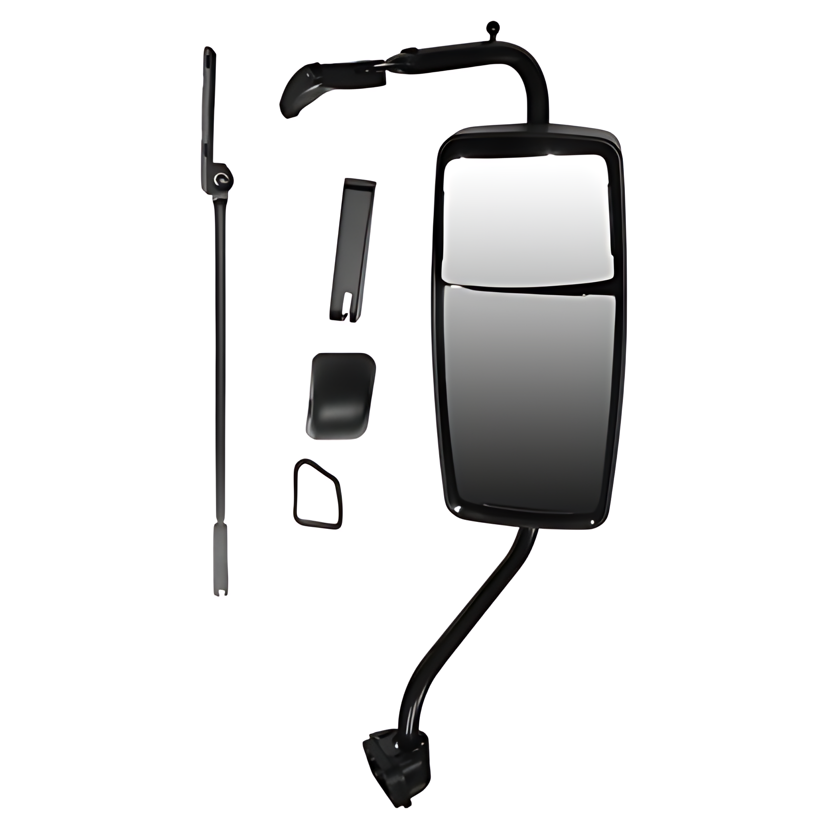 CONJUNTO ESPELHO RETROVISOR LD BIPARTIDO MANUAL CONVEXO - 2S2857502AK - Imagem 1