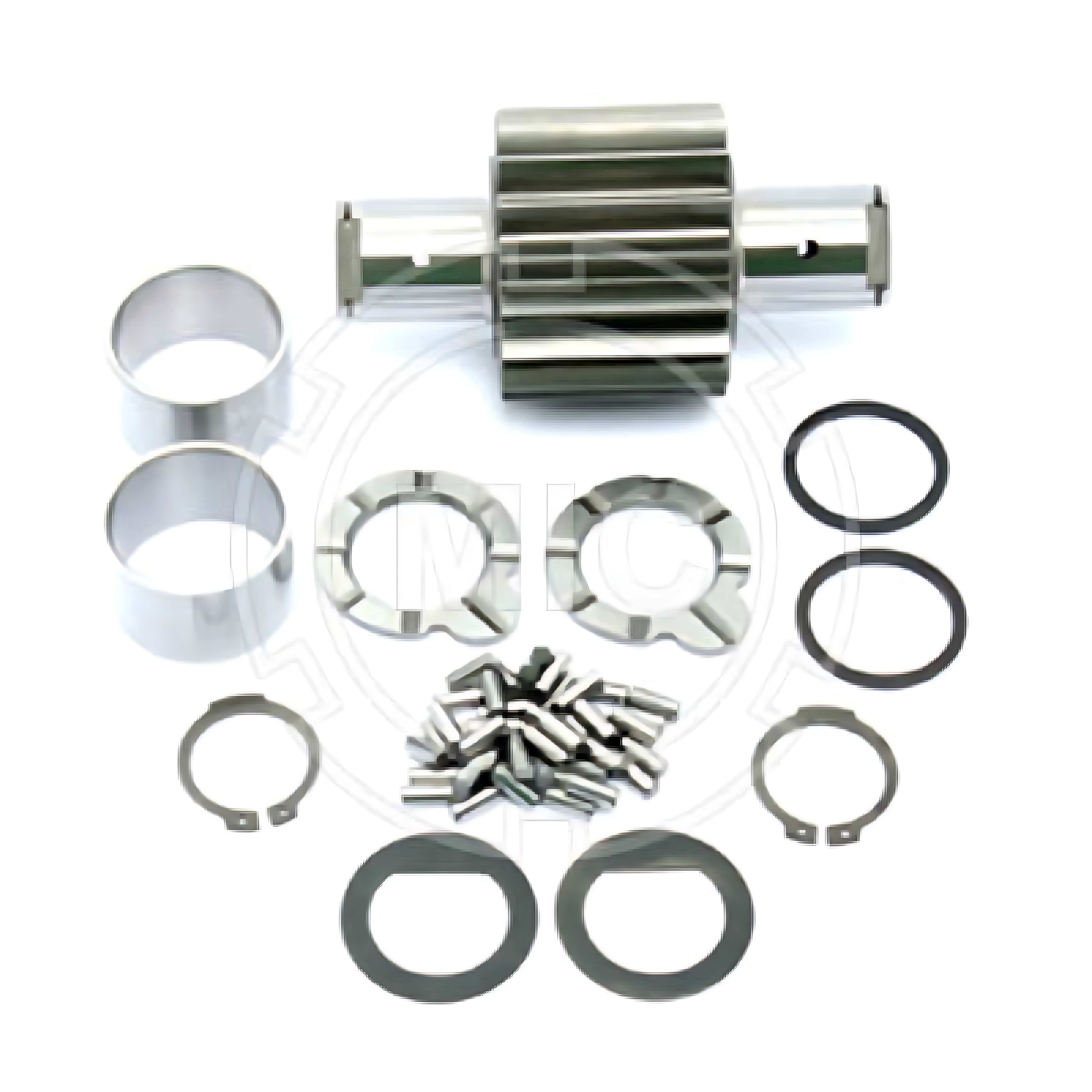 JOGO REPARO ENGRENAGEM  CUBO REDUTOR  CHASSIS PRETO LS - 3883500154