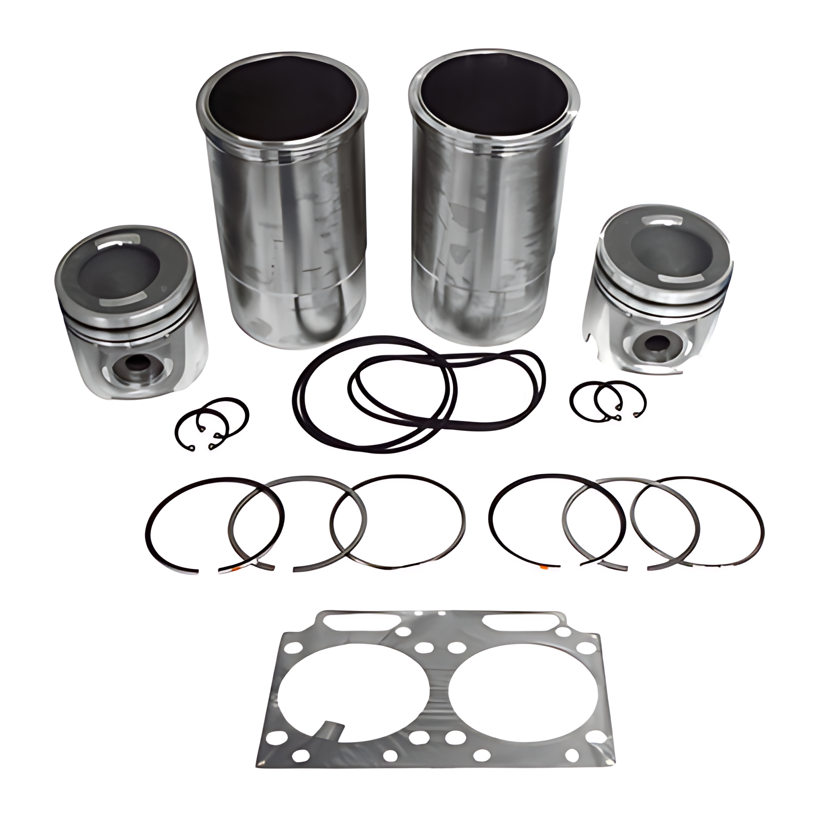 KIT PISTAO ANODIZADO MOTOR MWM X12 EURO 3        PARA 2 CILINDROS - 21505520