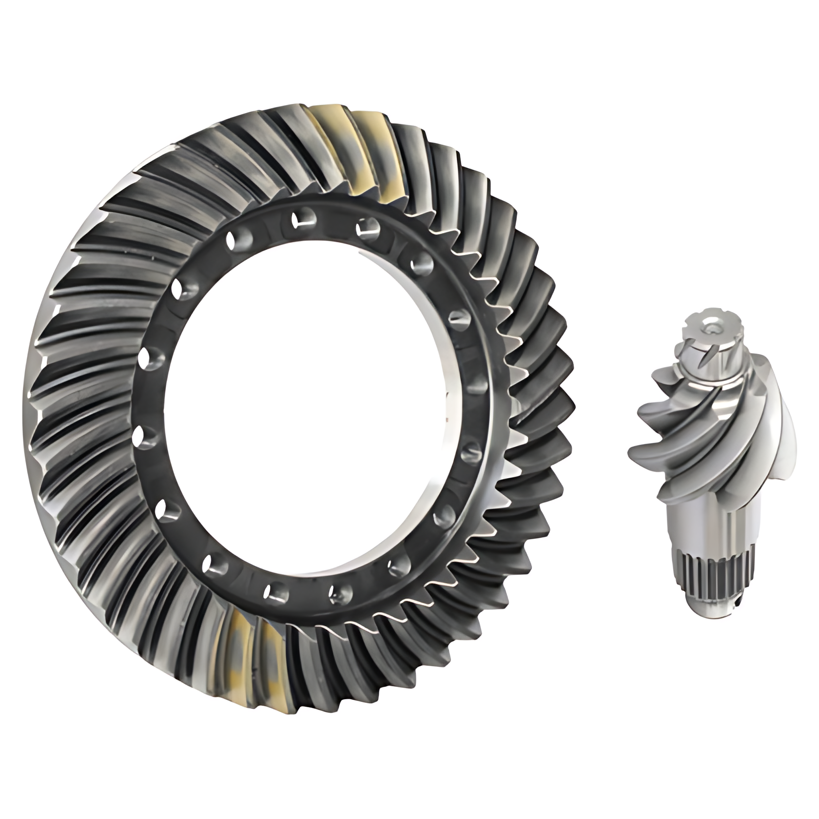 COROA E PINHAO 7X40 RAT 5.71 DIFERENCIAL HL4 HD4  16MM ( DENTES INVERTIDOS ) - 06350022