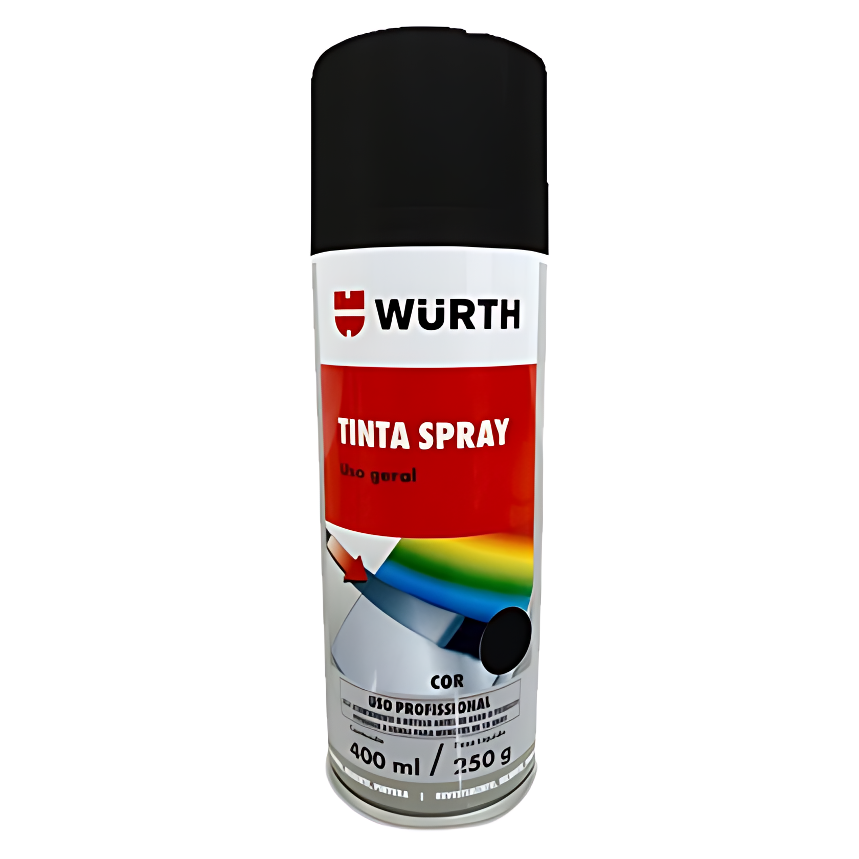 TINTA SPRAY PRETO FOSCO 400ML 250G - 08933331