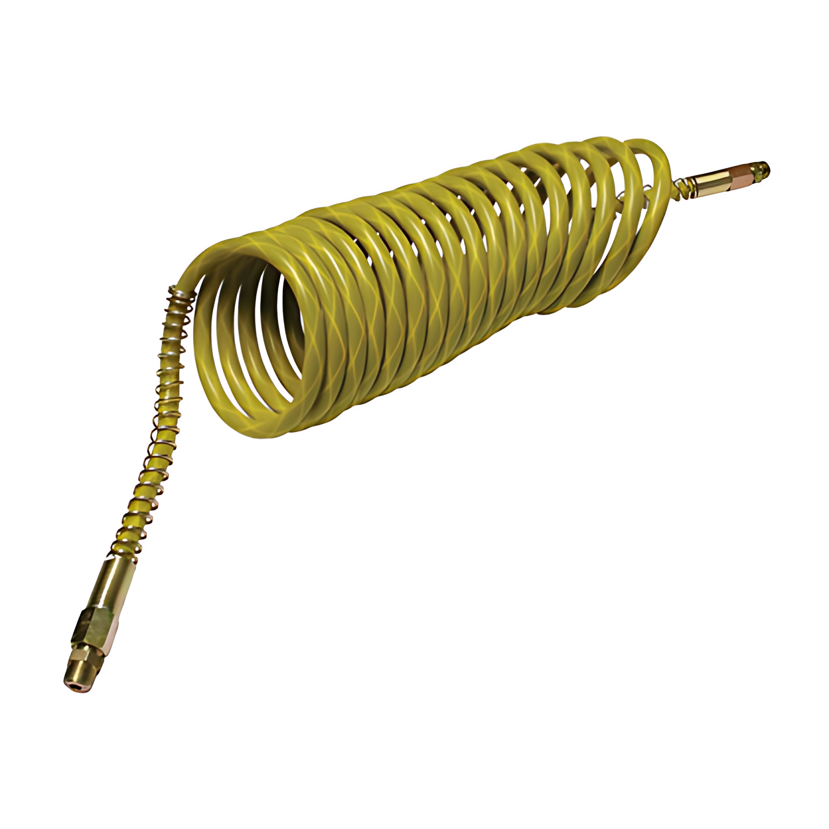 MANGUEIRA ESPIRAL COM TRAMA AMARELA 4,5MTS M16X1,5 - PPCR046AM