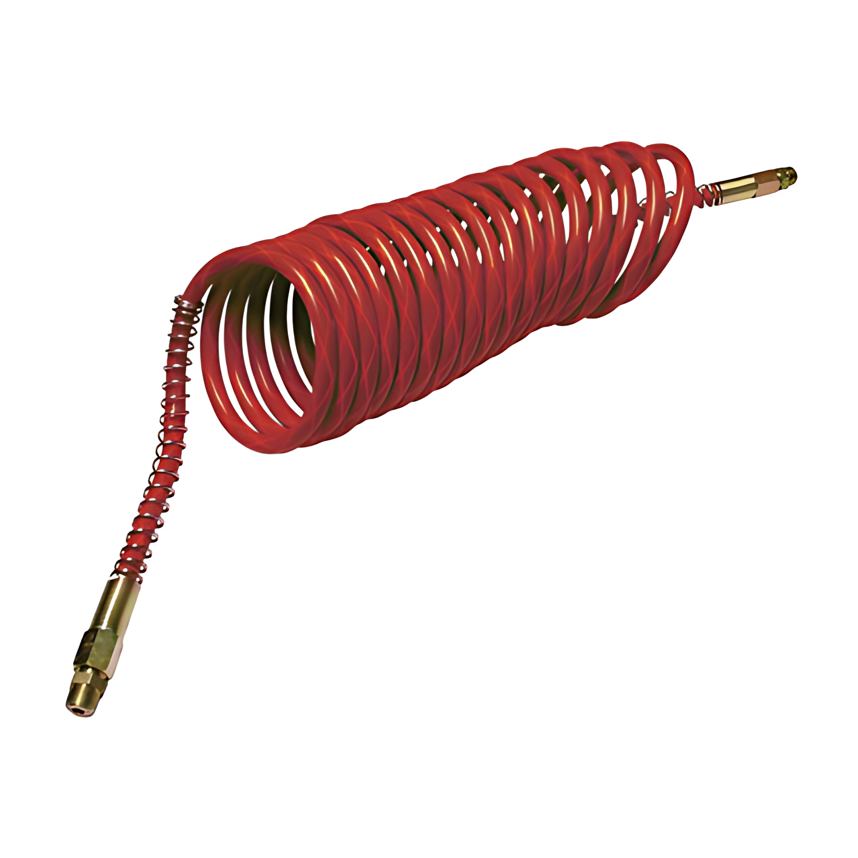 MANGUEIRA ESPIRAL COM TRAMA VERMELHA 4,5MTS M16X1,5 - PPCR046VM