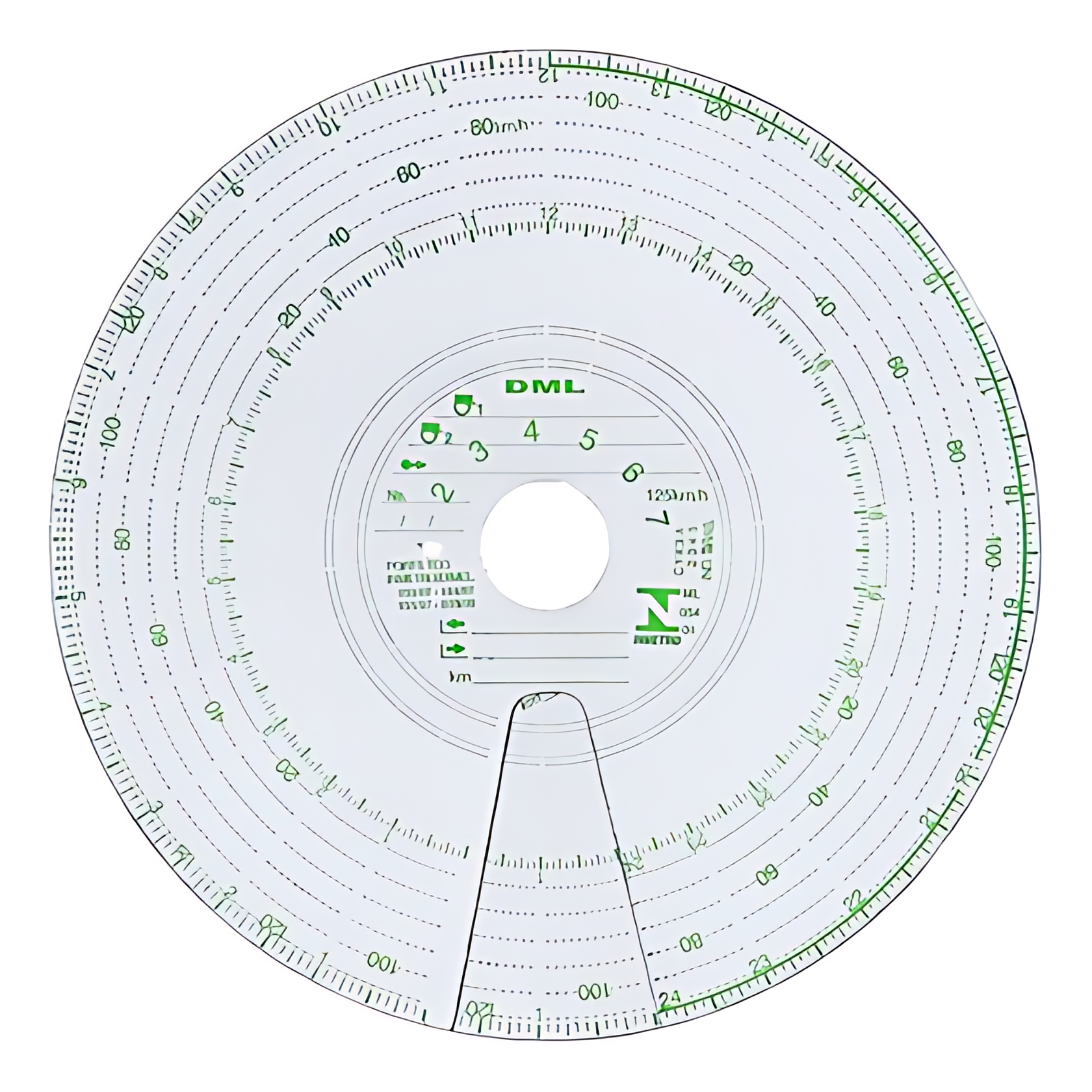 DISCO TACOGRAFO DIARIO 140KM 20X20 - 2TJ957040-DD