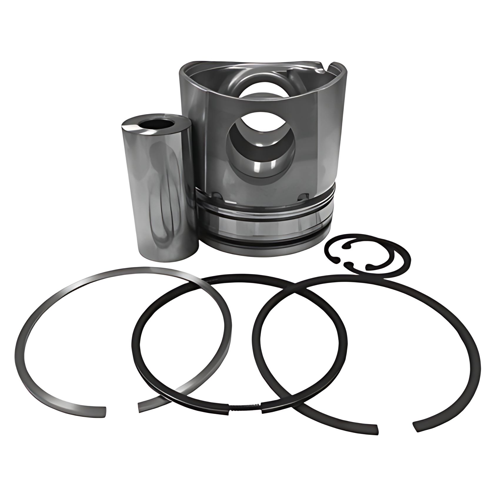 PISTÃO COM ANEIS PINO E TRAVAS  ISL 8.9 330CV  ( NAO ARTICULADO ) - 2Z0198065A