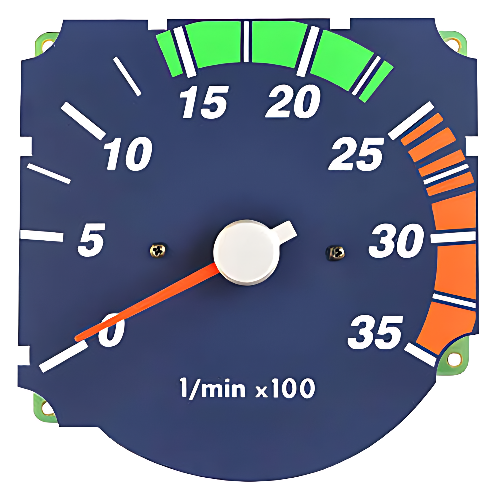 TACOMETRO AZUL 24V SEM MOLDURA - 2T0919253