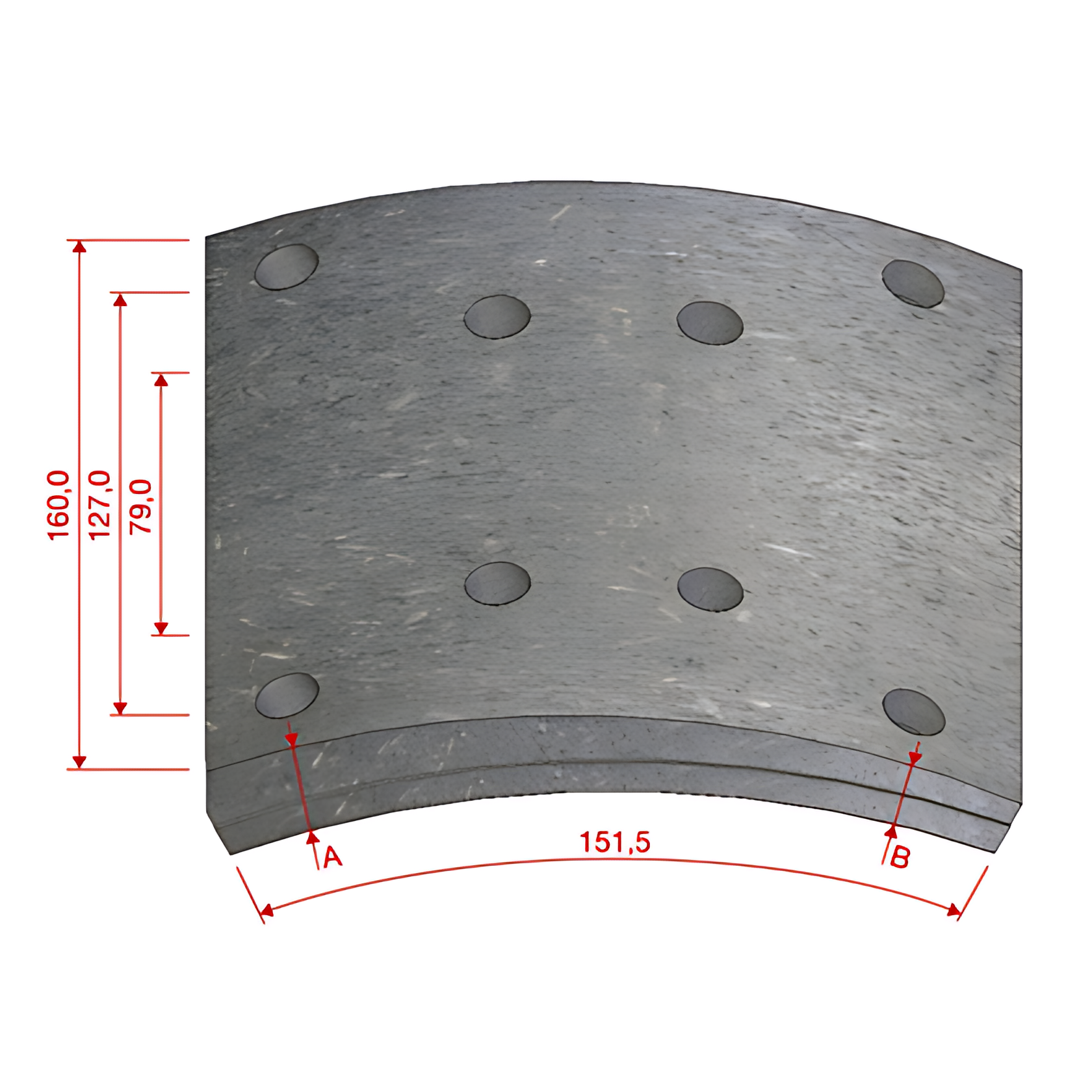JOGO LONA FREIO DIANTEIRO 1X (DNA38) - DM594DNA38X