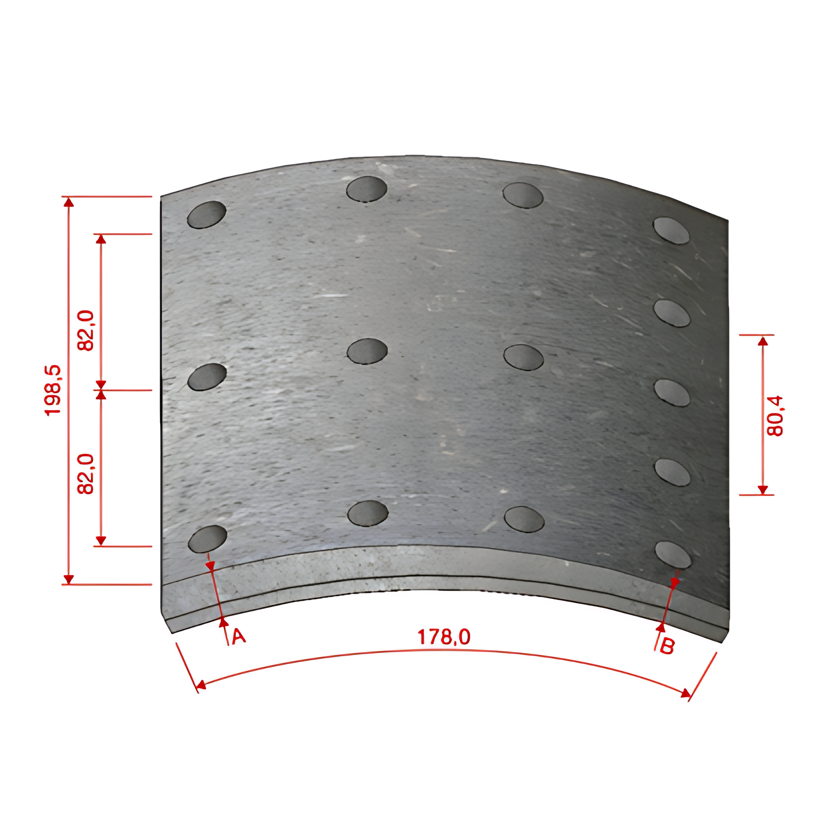 JOGO LONA FREIO DIANTEIRA  STD (DV903DNA28) - MP DV903DNA28