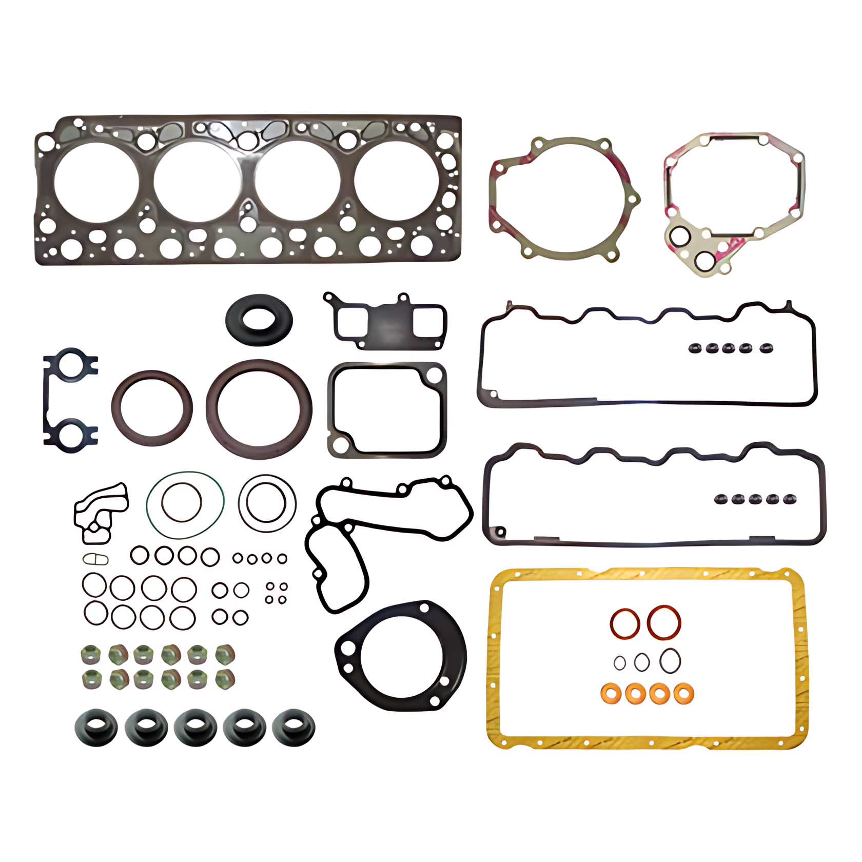 JOGO JUNTAS COMPLETO SUPERIOR E INFERIOR MOTOR OM904LA COM RENTENTORES - 47904ECO
