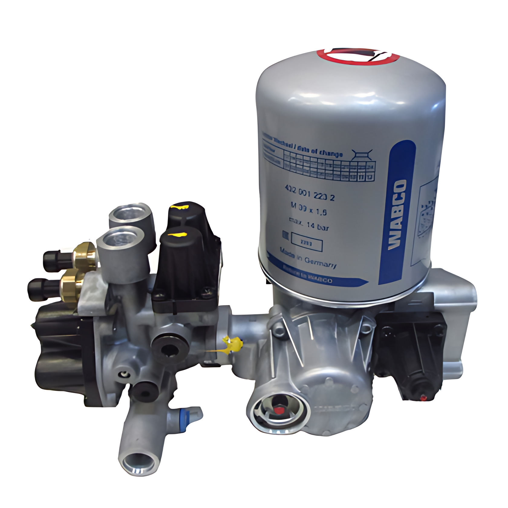 CONJUNTO SECADOR AR APU COMPLETA COM VALVULA DE PROTECAO 4 CIRCUITOS - 0024319015