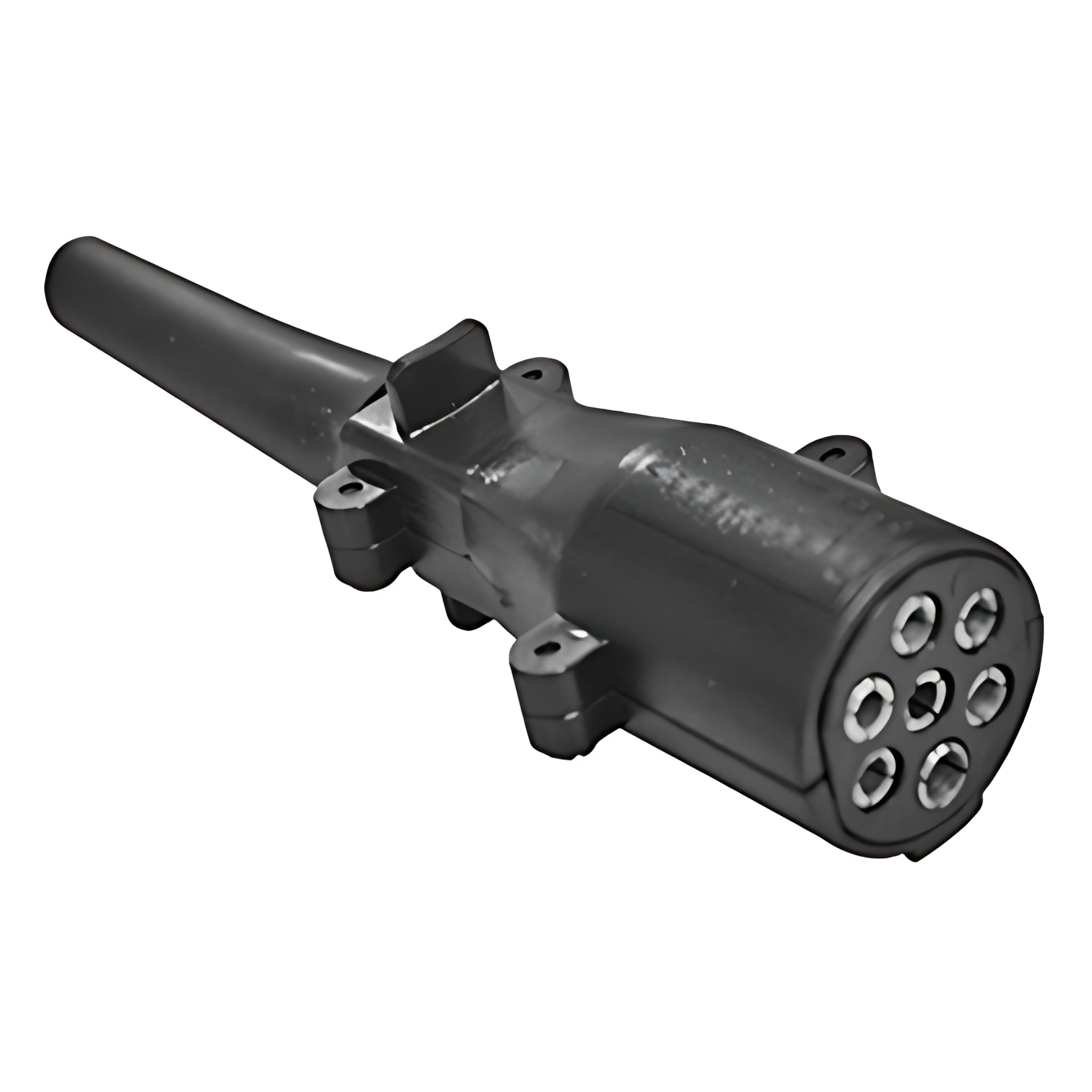 TOMADA ELETRICA REDONDA PLASTICO 7 POLOS ( MACHO ) - 210100461