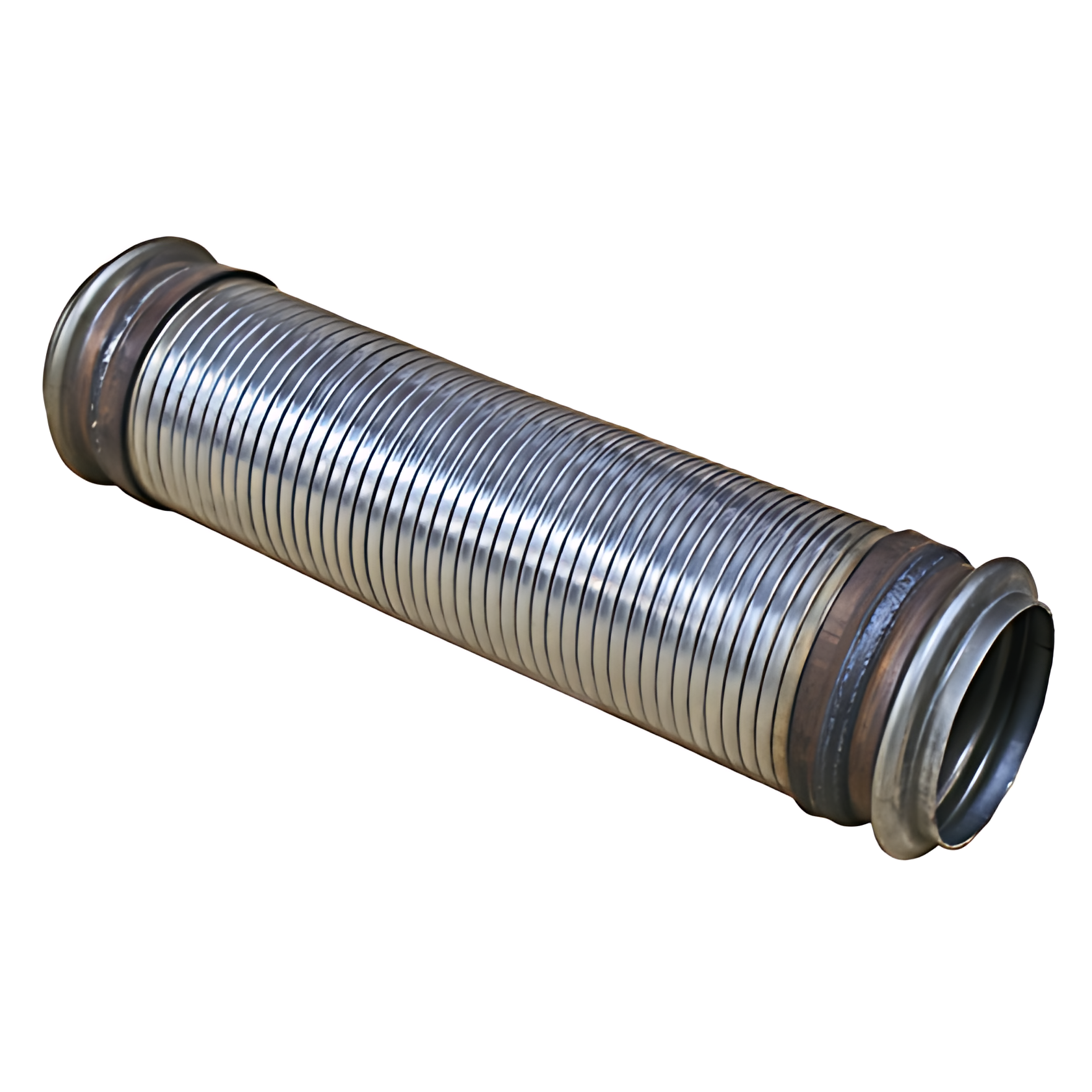 FLEXIVEL ESCAPAMENTO INOX  90 DUPLA FLANGE - MP002014