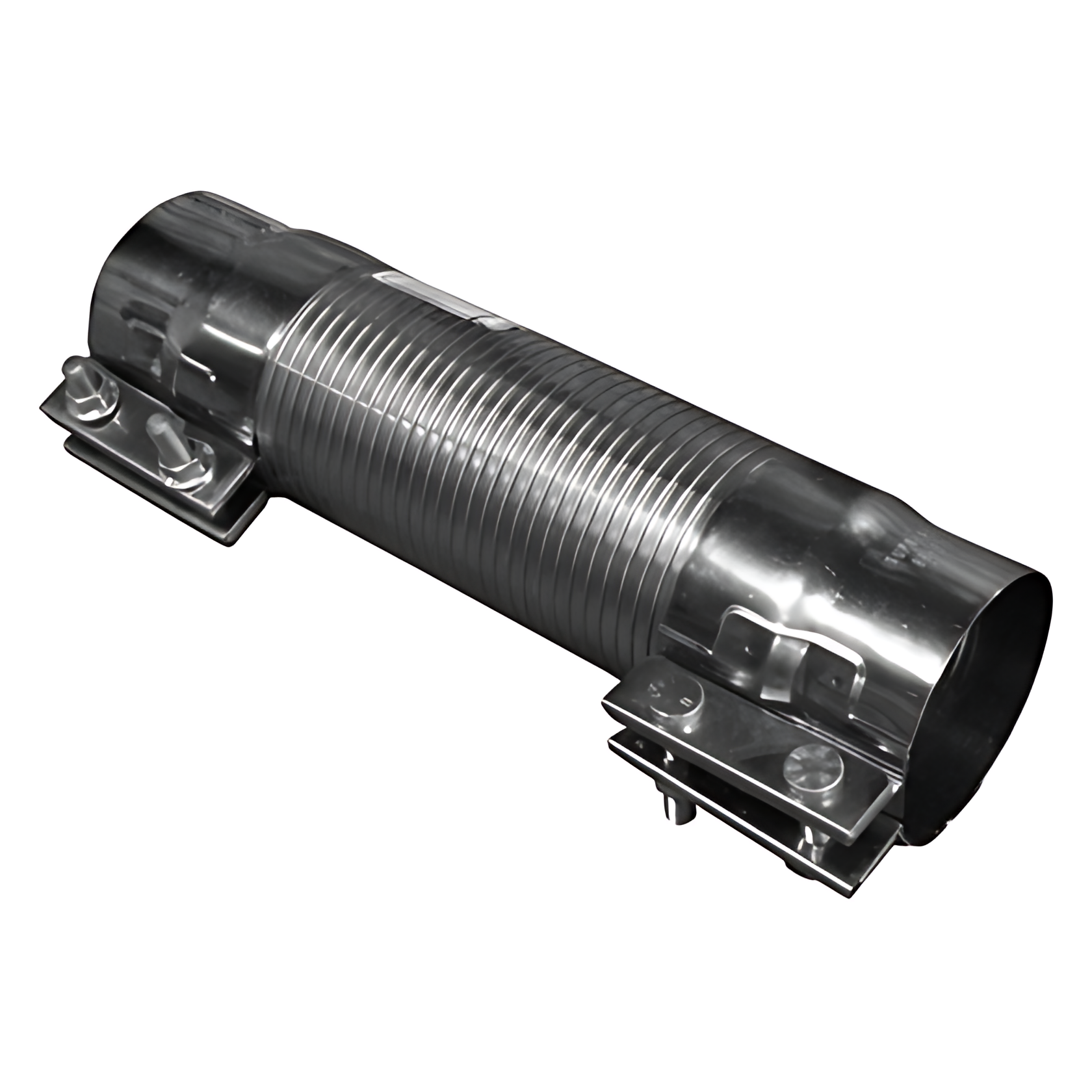 TUBO FLEXIVEL INOX DE ESCAPAMENTO COM ABRACADEIRA - 6954900065