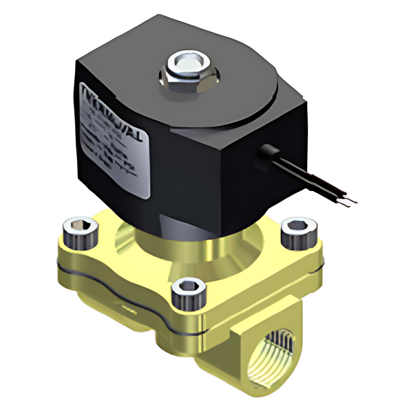 VALVULA SOLENOIDE 2 VIAS - 12VCC  ROSCA 1-2 BSP - 21940