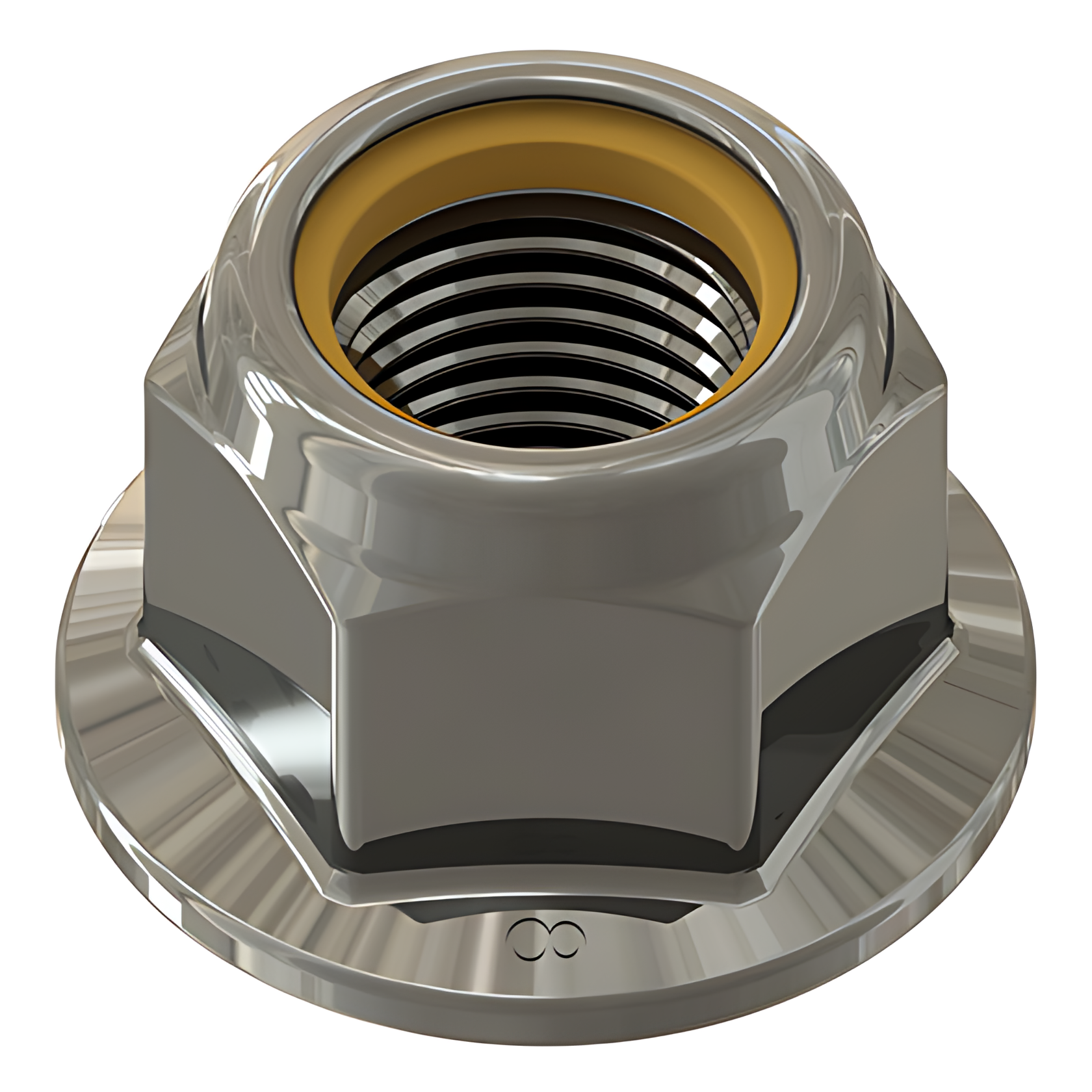 PORCA SEXTAVADA FLANGEADA NYLON 8X1,25 - N901838.02