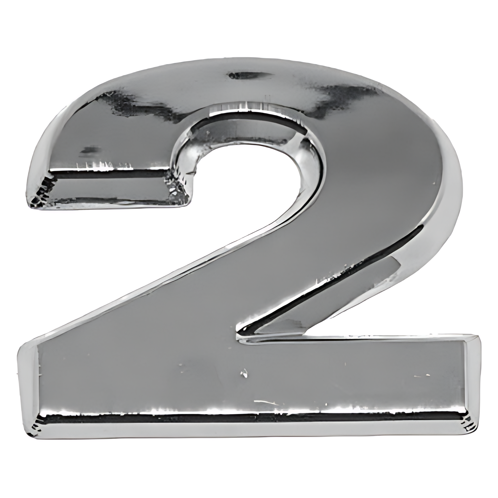 NUMERO 2 CROMADO PONTENCIA VW - ML3382