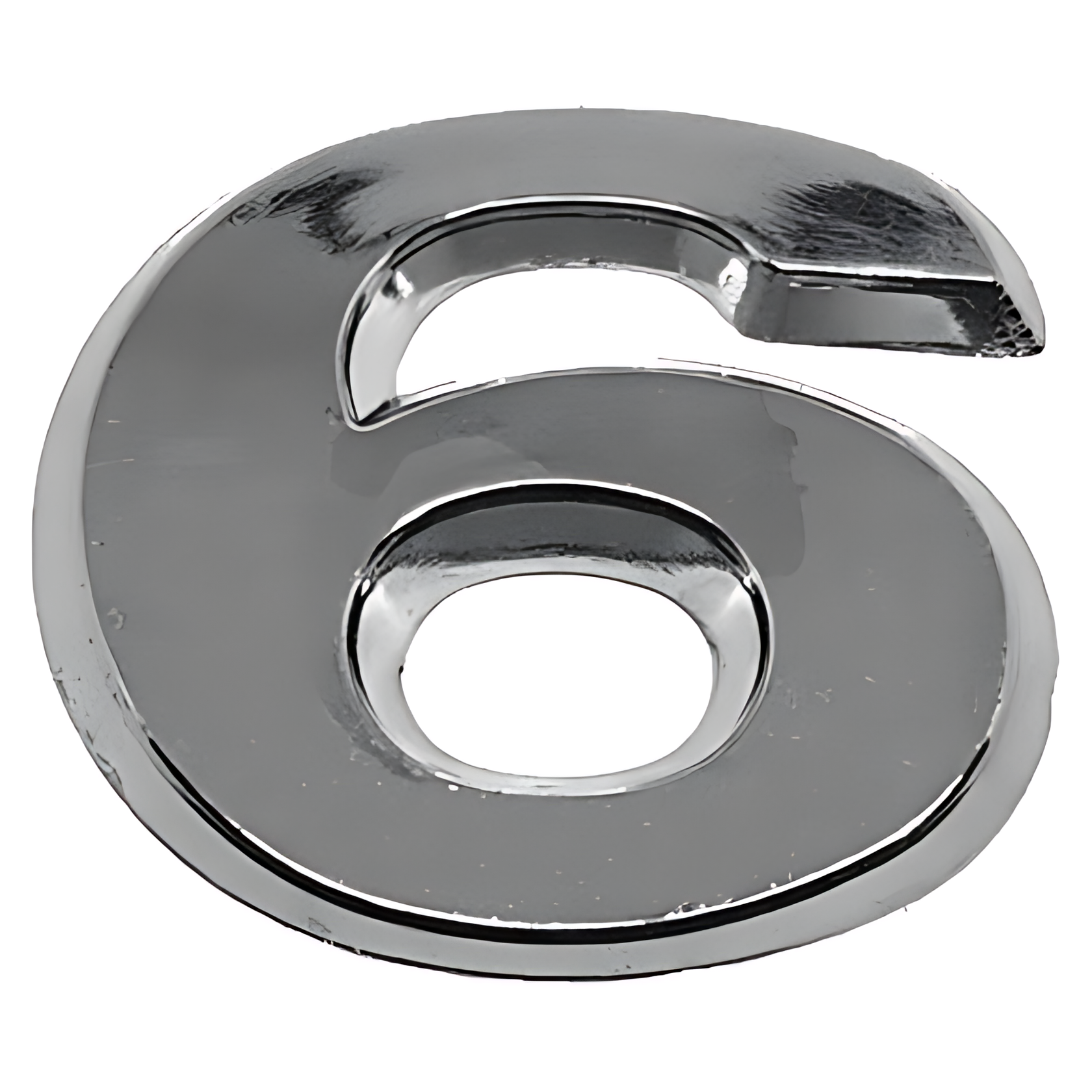 NUMERO 6 - 9 CROMADO PONTENCIA VW - ML3386