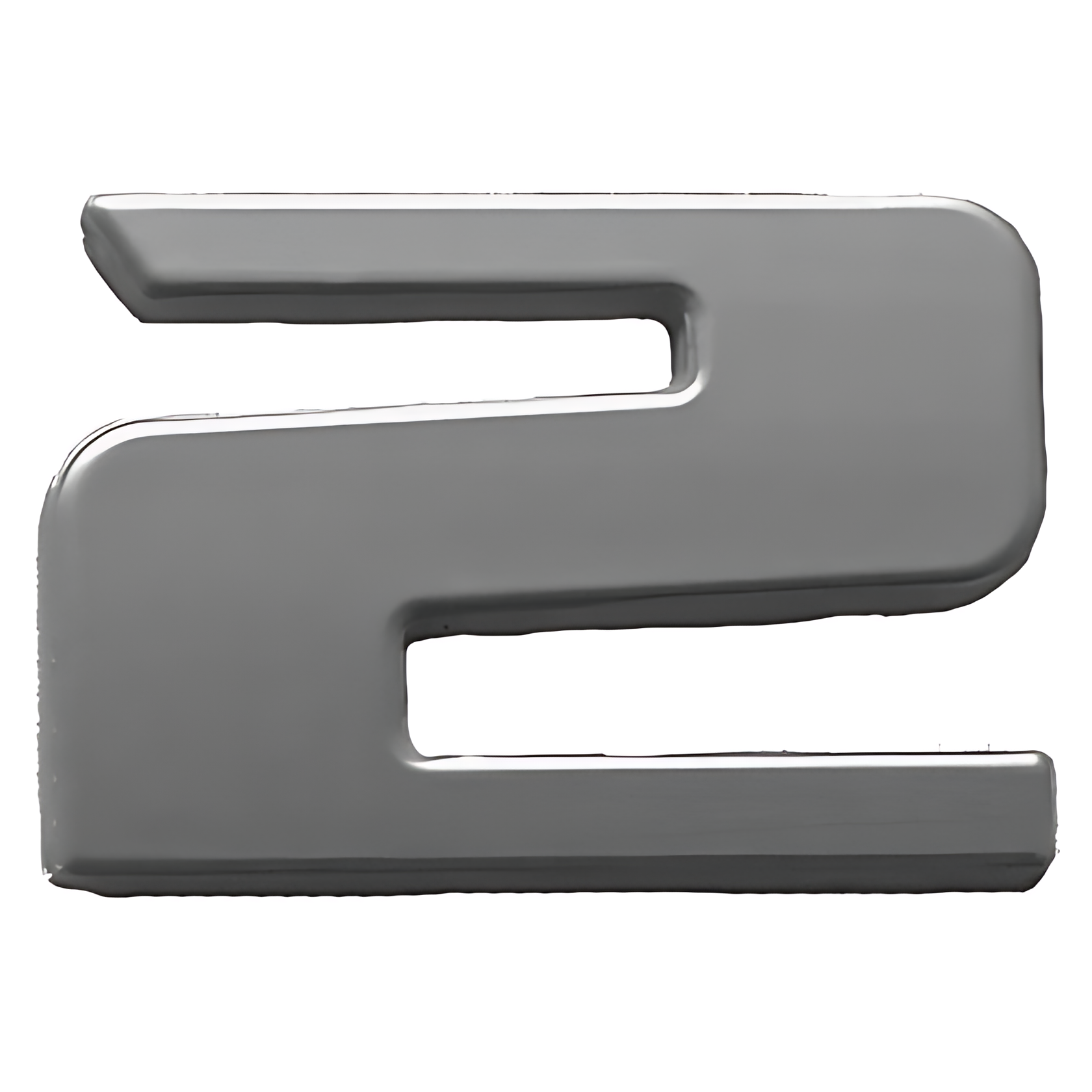 EMBLEMA 2 CROMADO FORD POTENCIA - ML3392