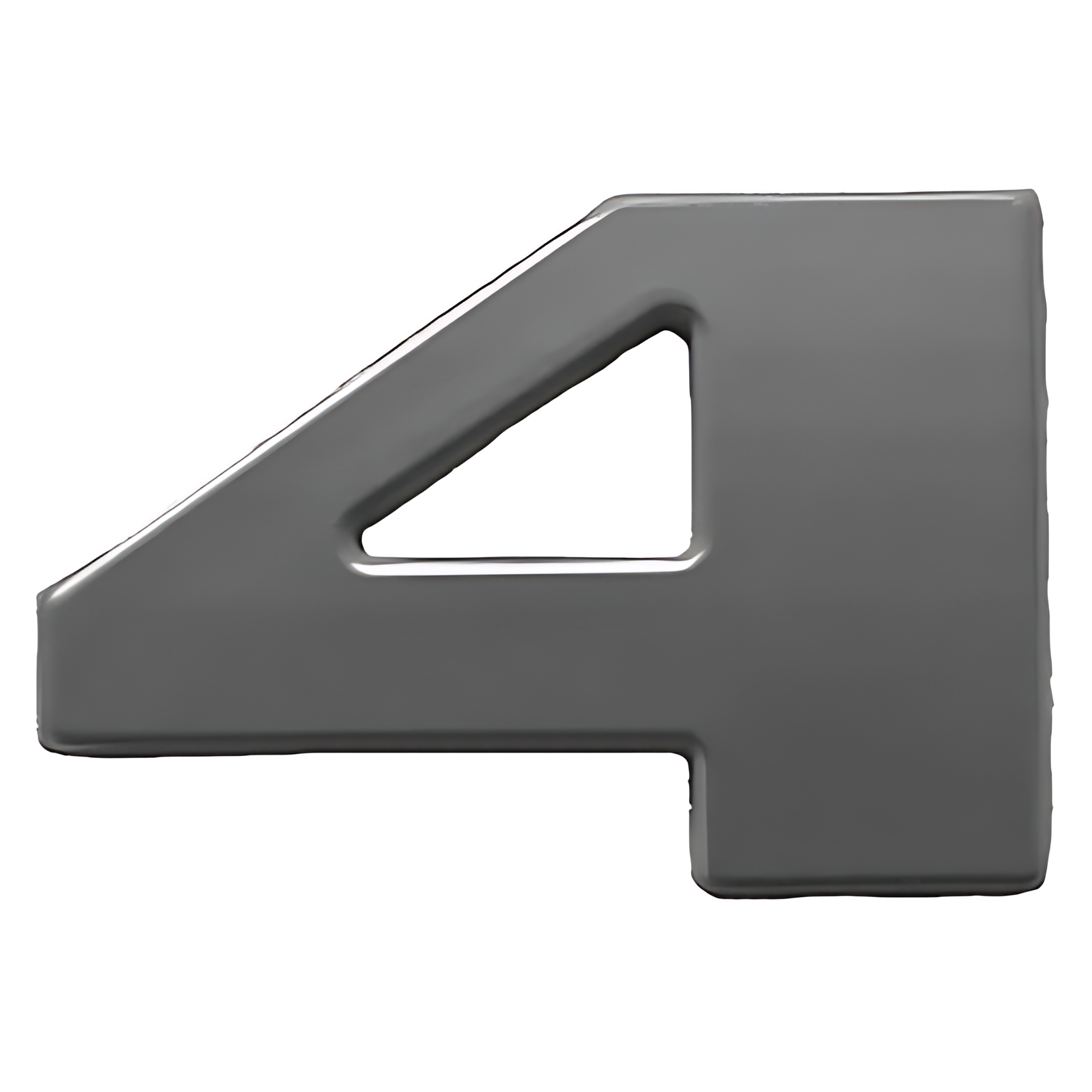 EMBLEMA 4 CROMADO FORD POTENCIA - ML3394