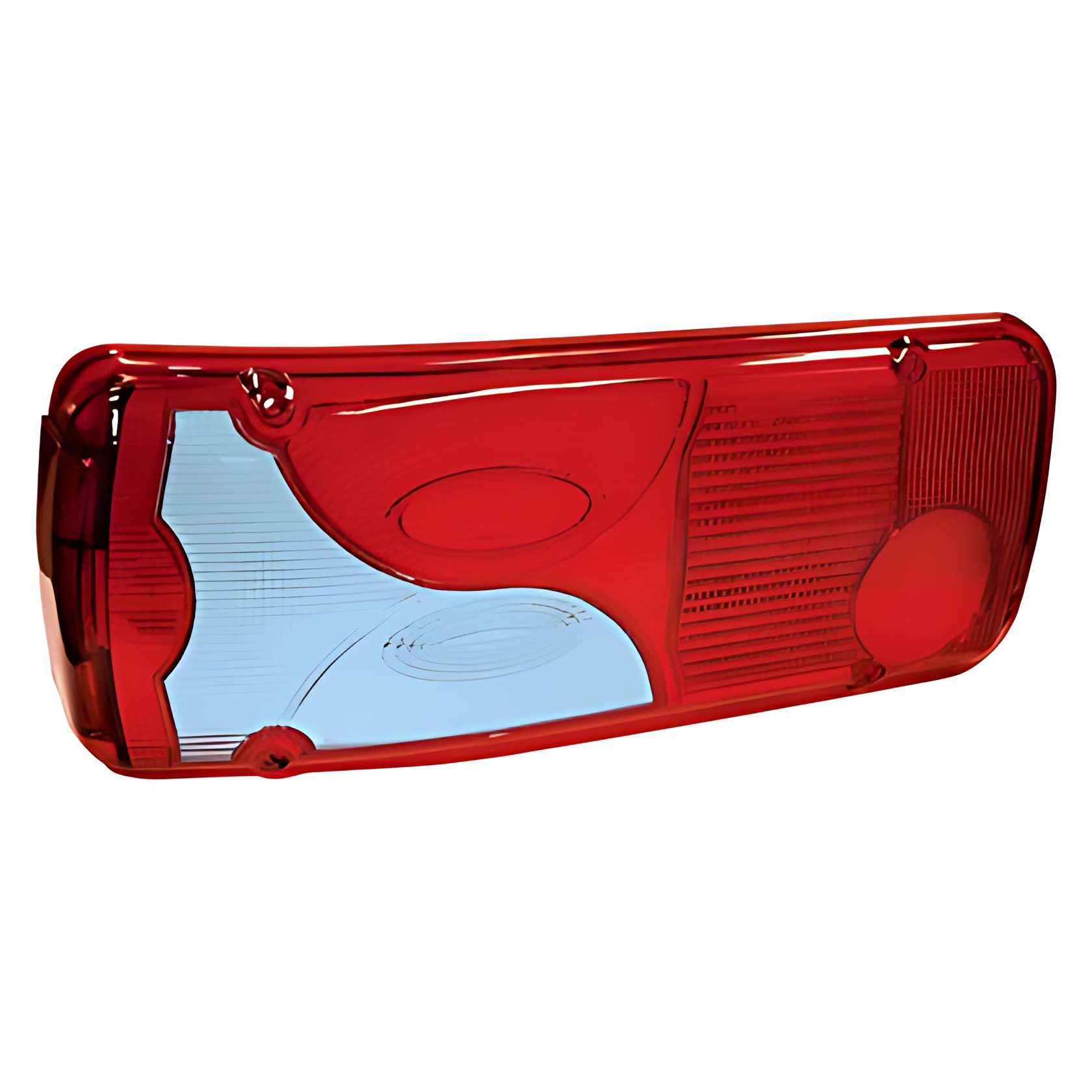 LENTE LANTERNA LE VERMELHA E AZUL - 2V5945111