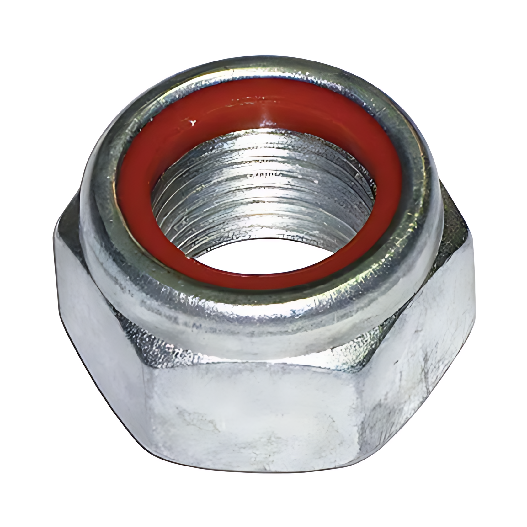 PORCA SEXTAVADA M8X1.25MM AUTOTRAVANTE NYLON - 30614