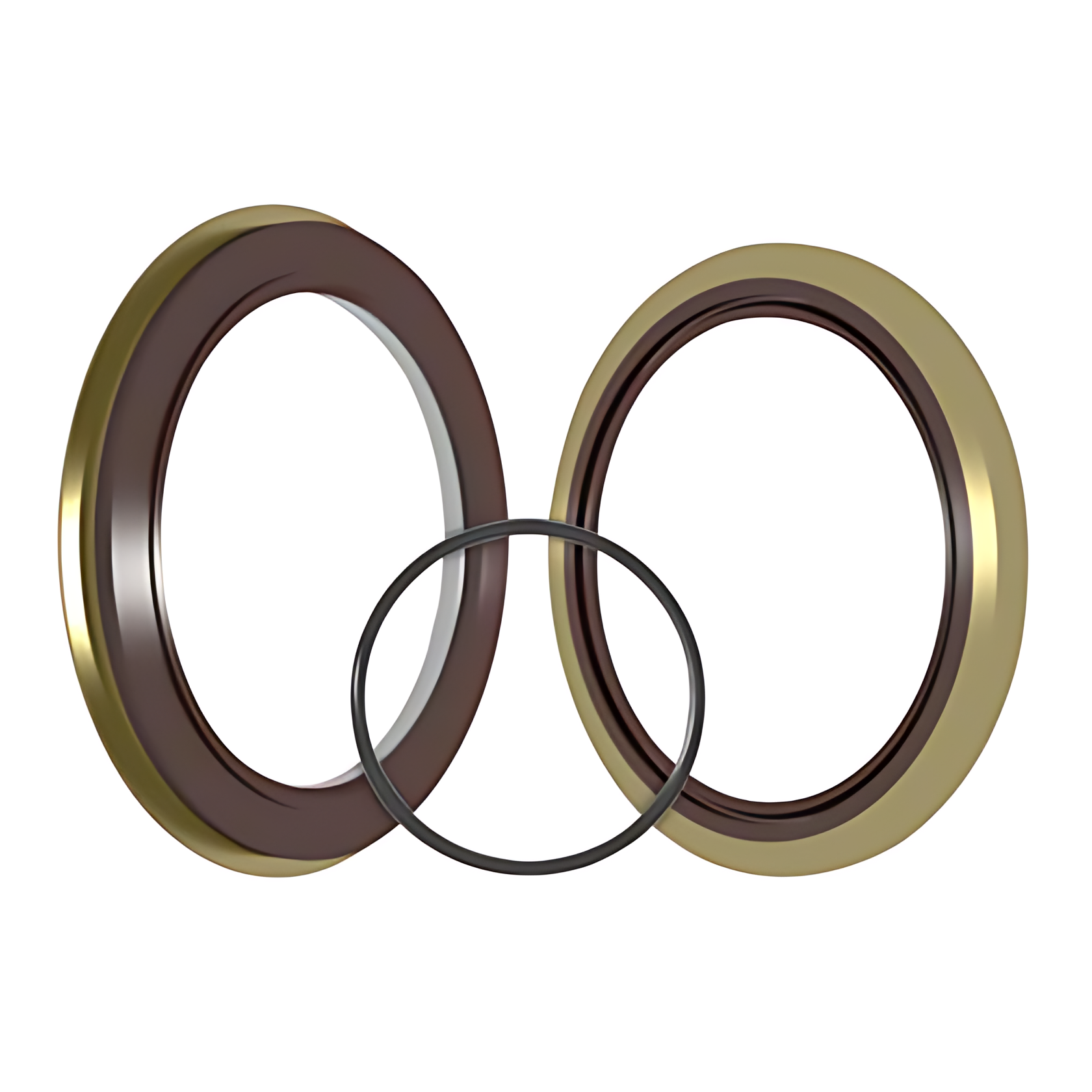 RETENTOR CUBO RODA DIANTEIRA VITON  ( KIT RETENTOR ANEL ) 98X125 - 3985464